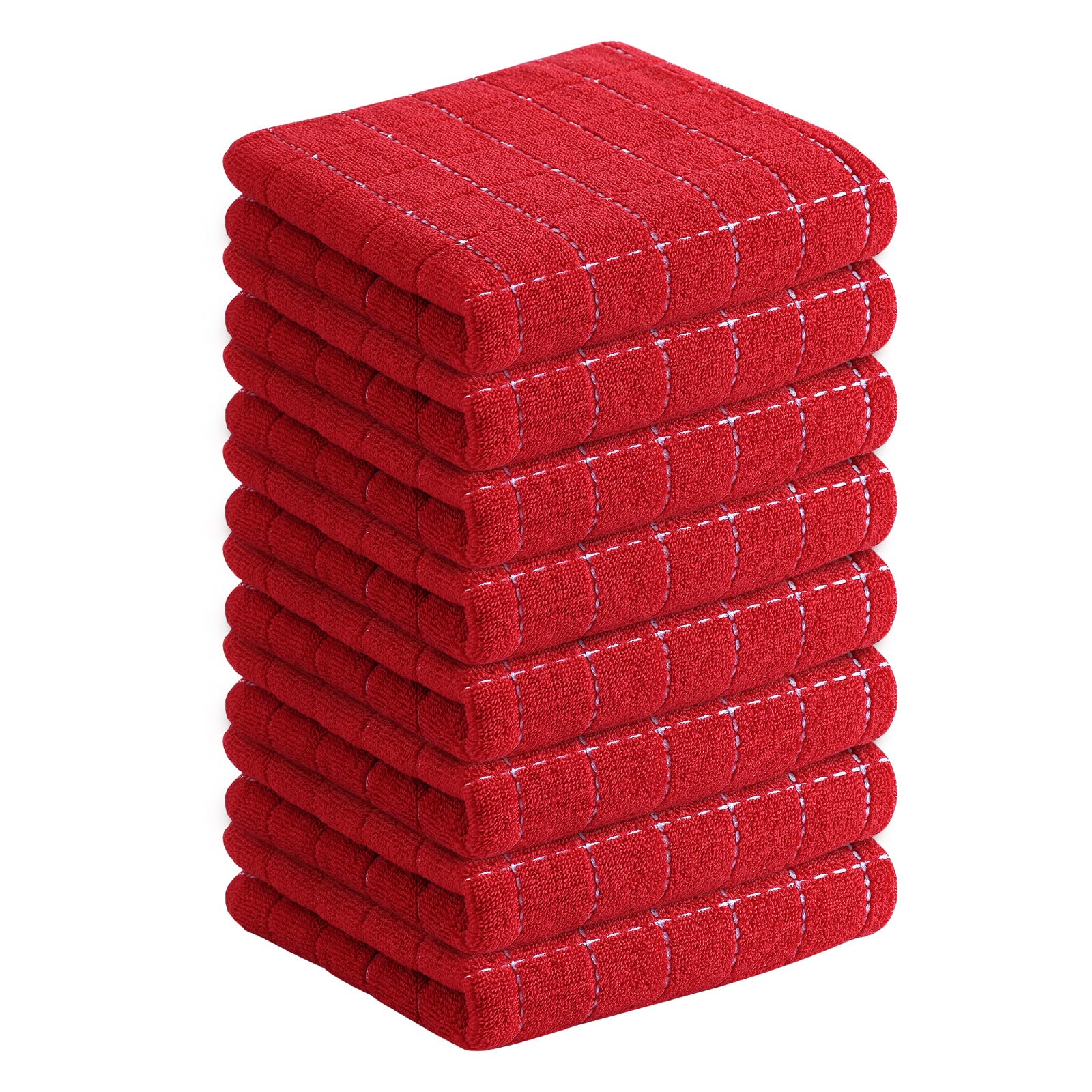 100% Cotton Terry Kitchen Towels (8 Count)