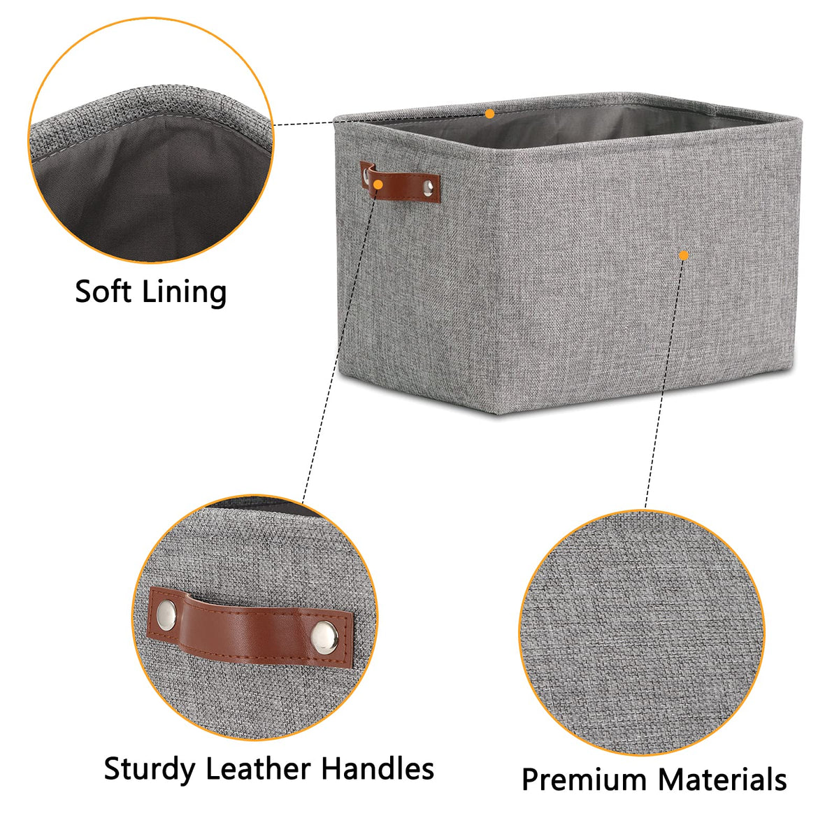 Medium Storage Baskets for Organizing (3 Count)