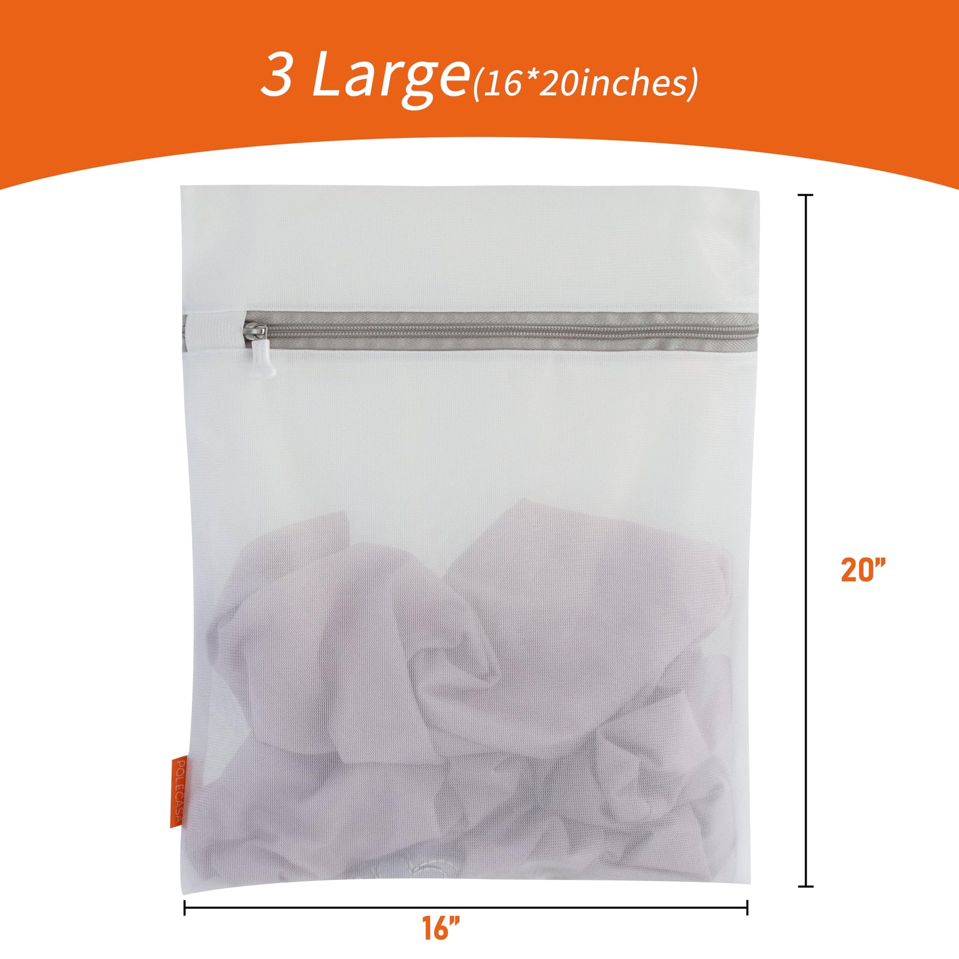 Mesh Laundry Bags 3 Pack (3 Count)