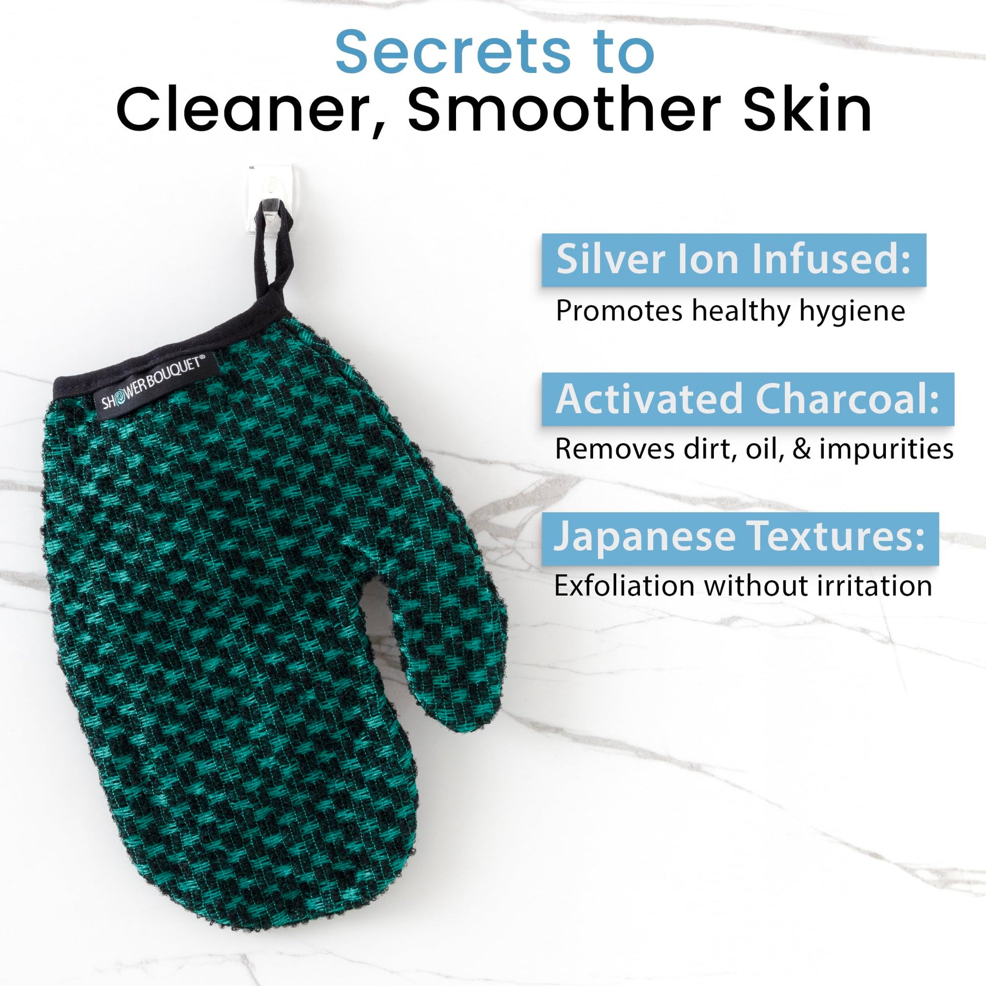 Japanese Exfoliating Mitt for Shower