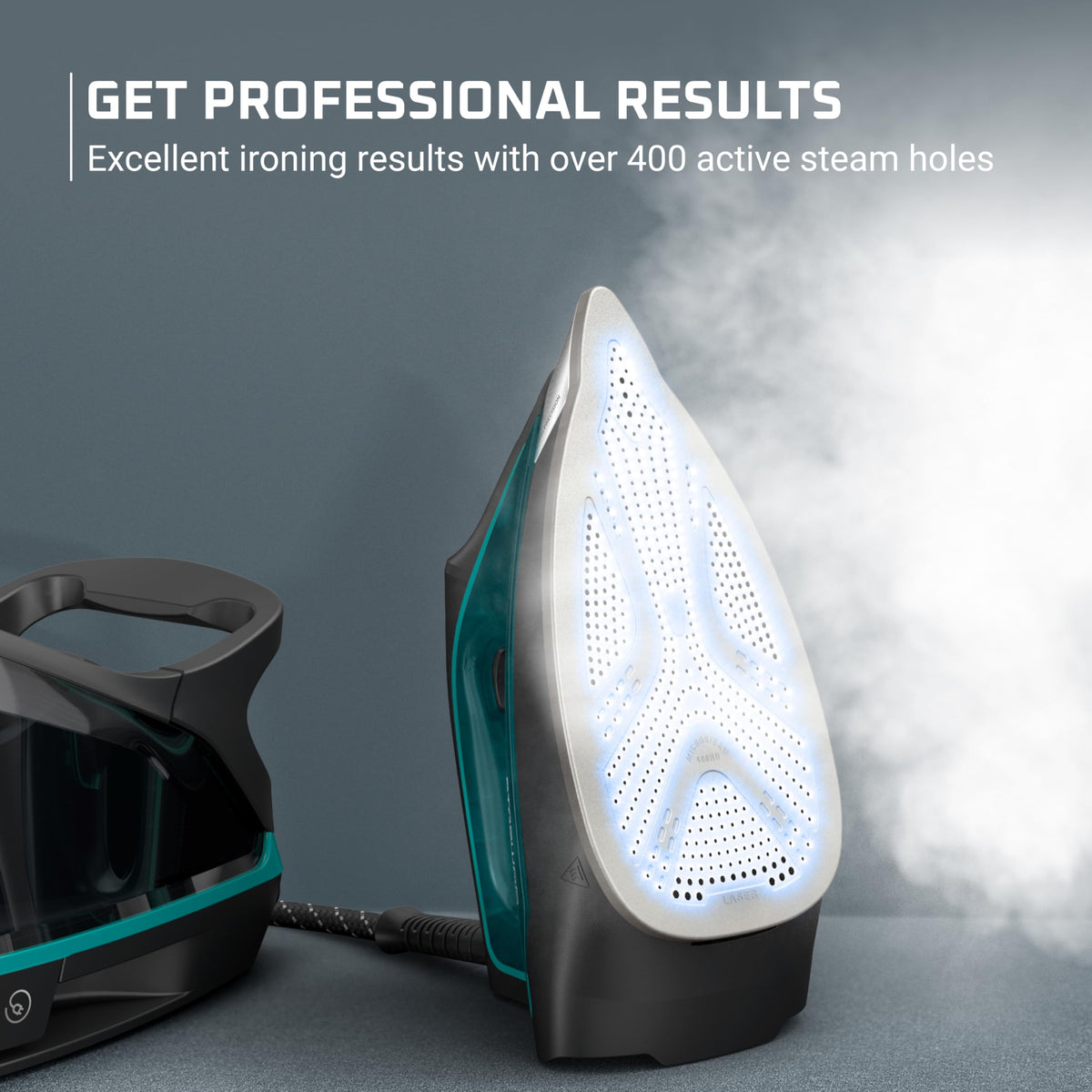 Steam Station Iron for Clothes 1.1L Tank Compact