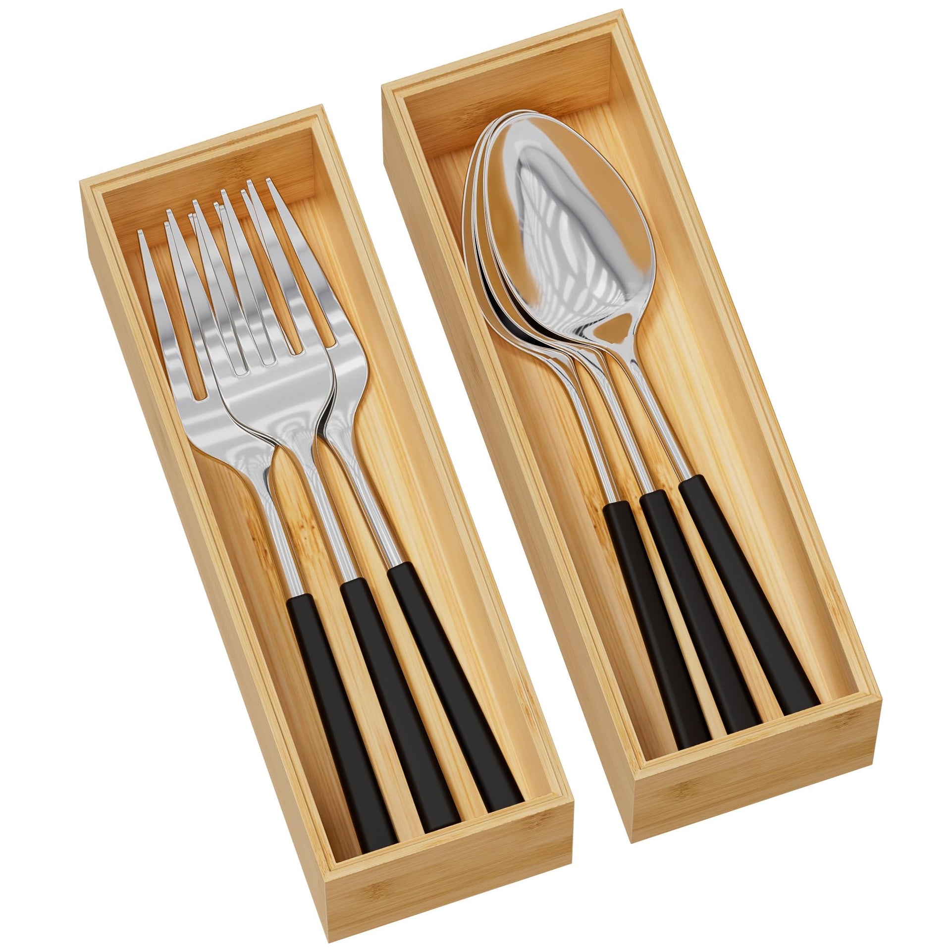 Kitchen Drawer Organizer Bins (2 Count)