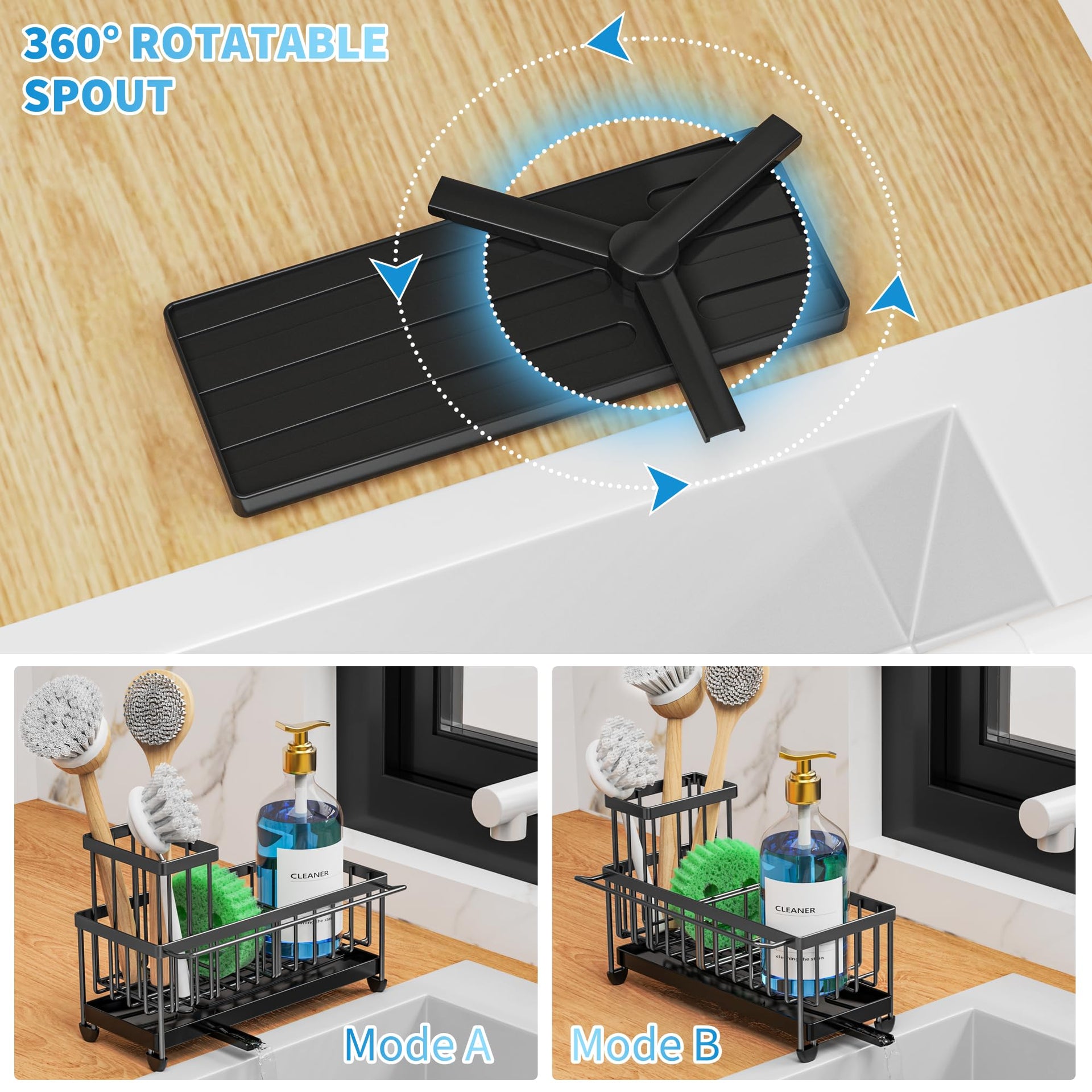 Sponge Holder for Kitchen Sink