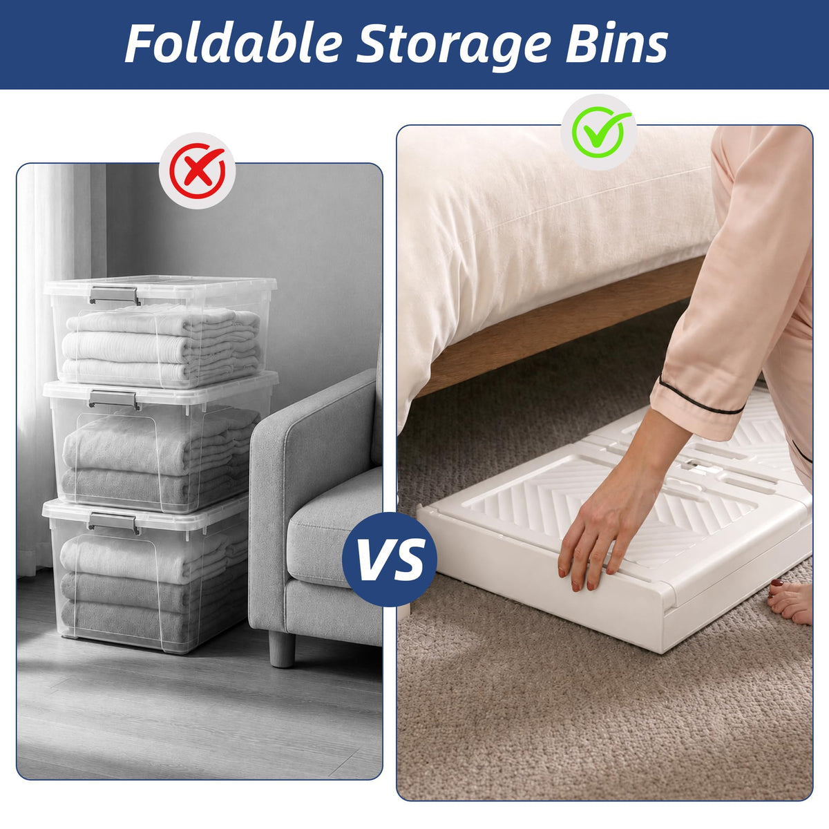 674QT 168Gal Stackable Storage Bins with a Lid (20 Count)