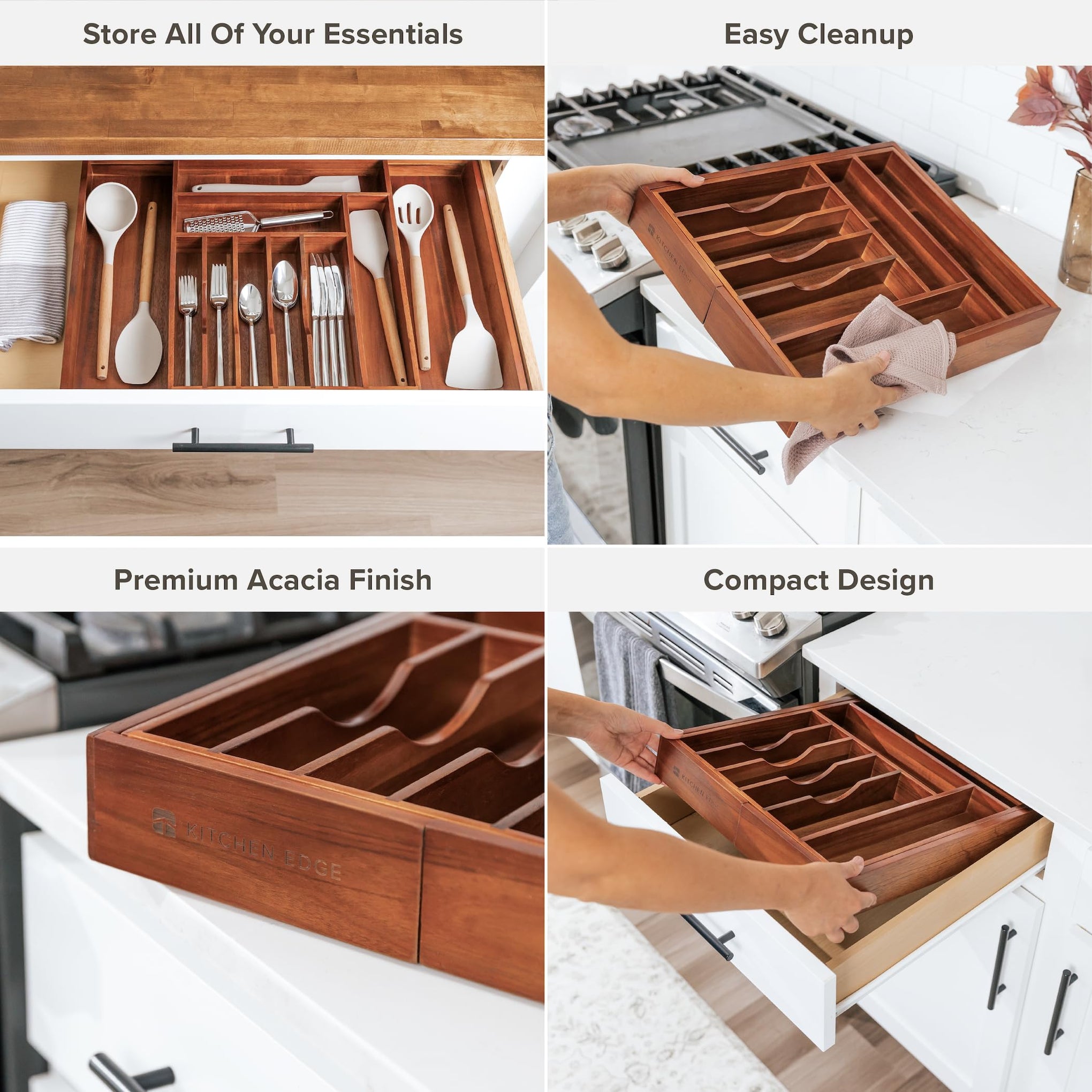 Silverware & Utensil Drawer Organizer