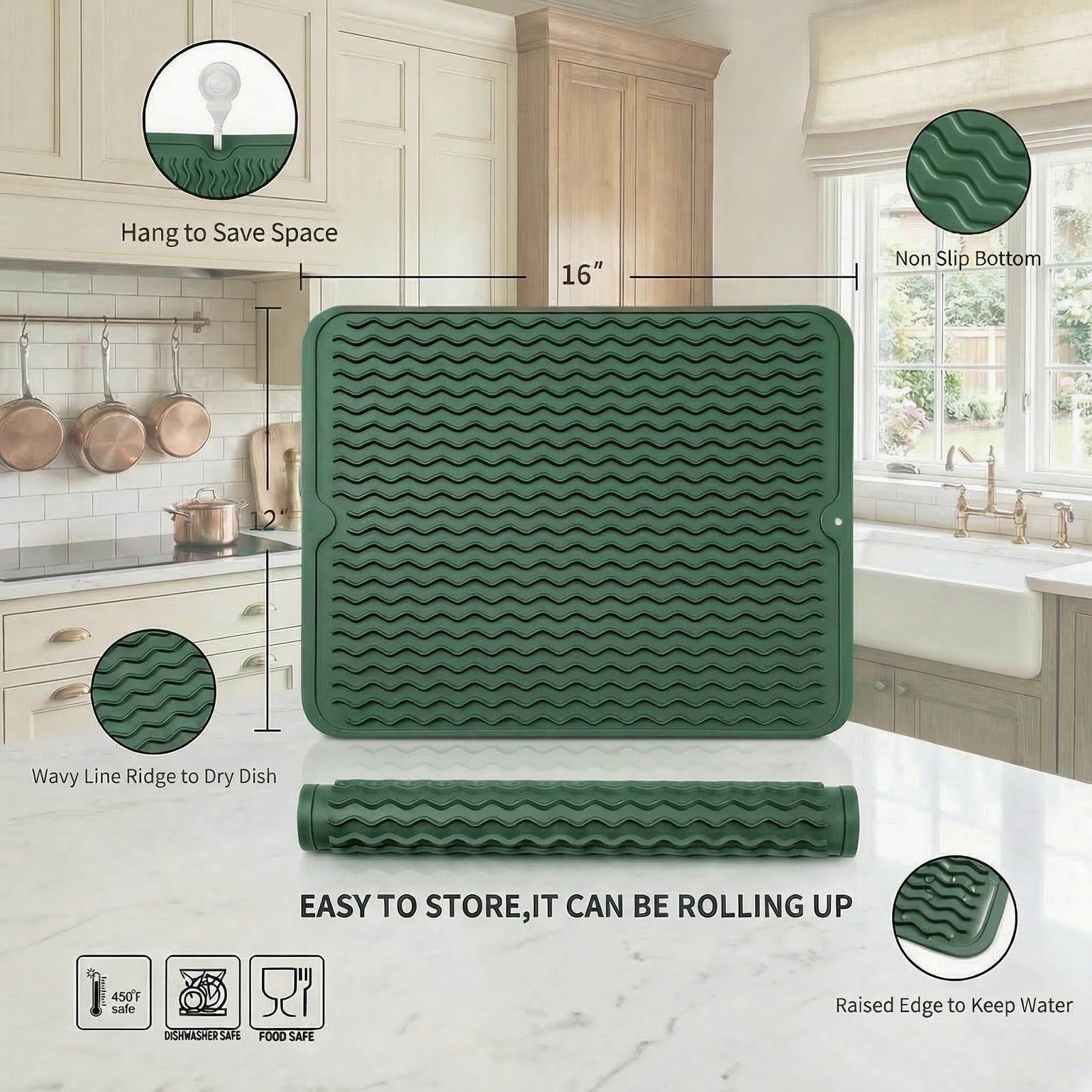 Silicone Dish Drying Mat
