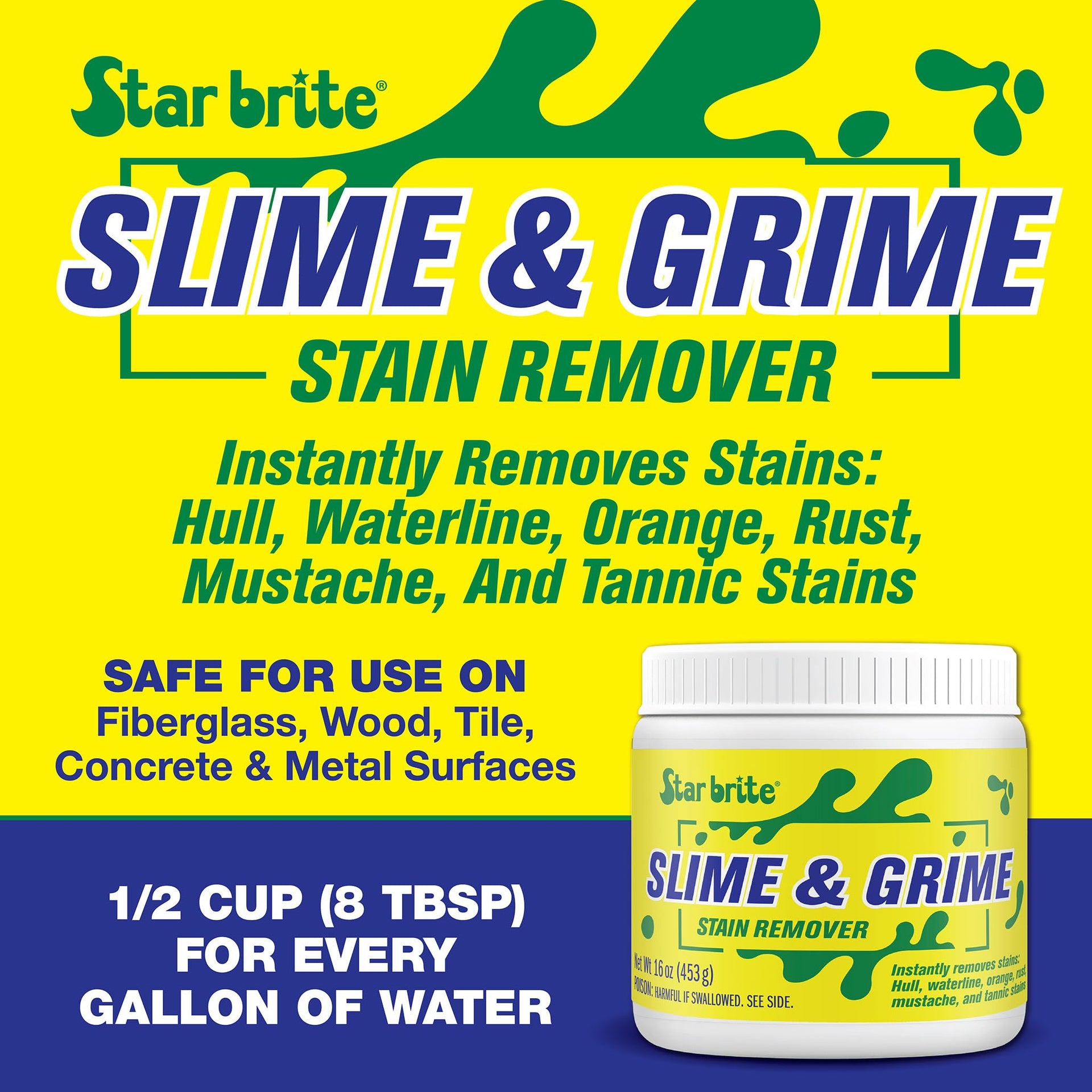 Slime & Grime Stain Remover Concentrate