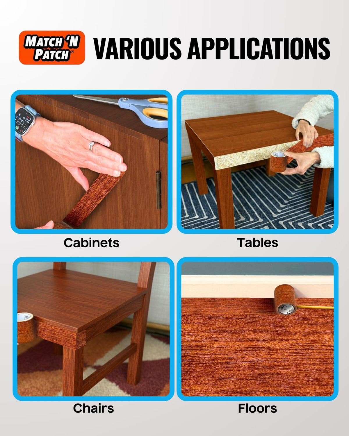 Wood Grain Repair Tape