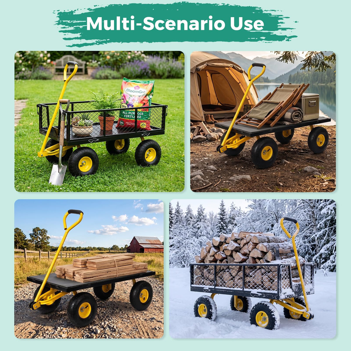 Heavy Duty Garden Cart