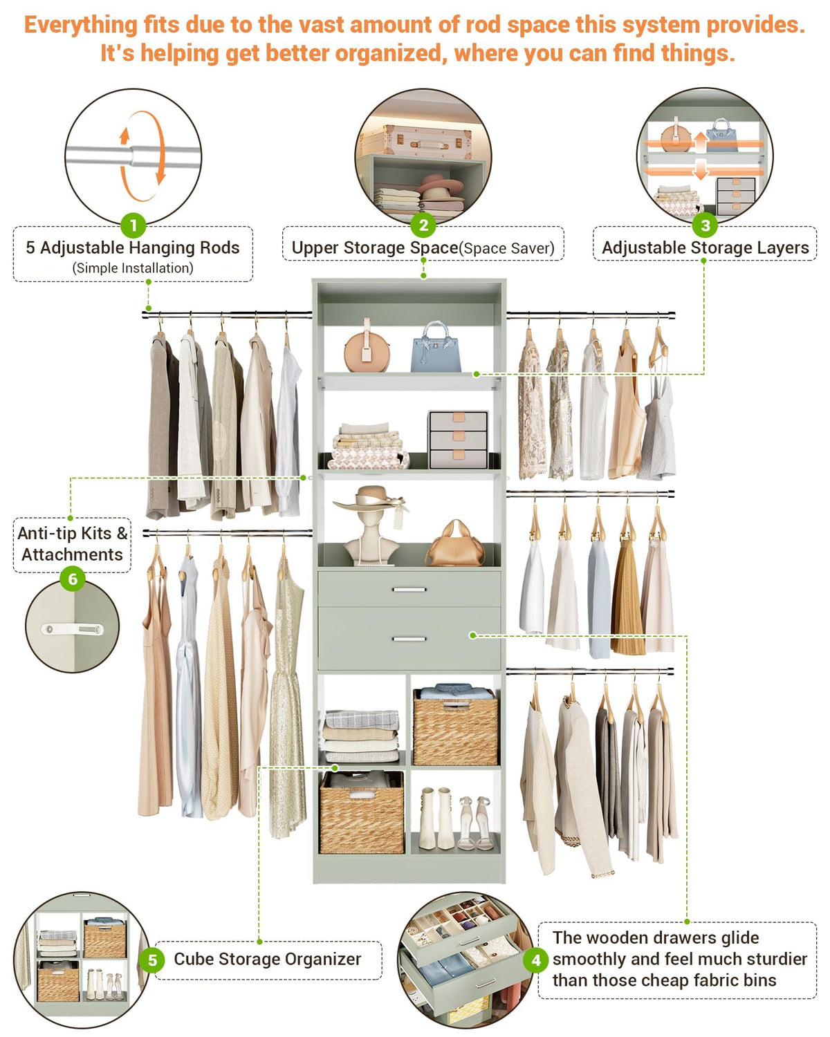 Small Closet System