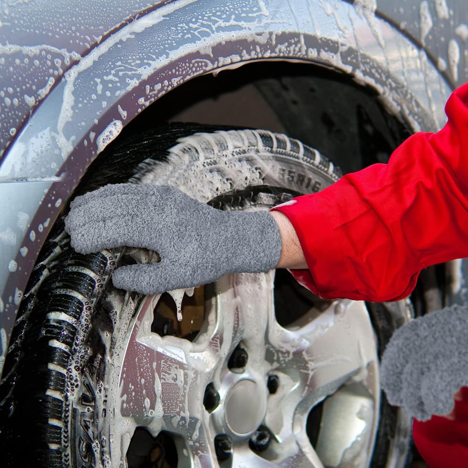 6 Pairs Microfiber Dusting Gloves