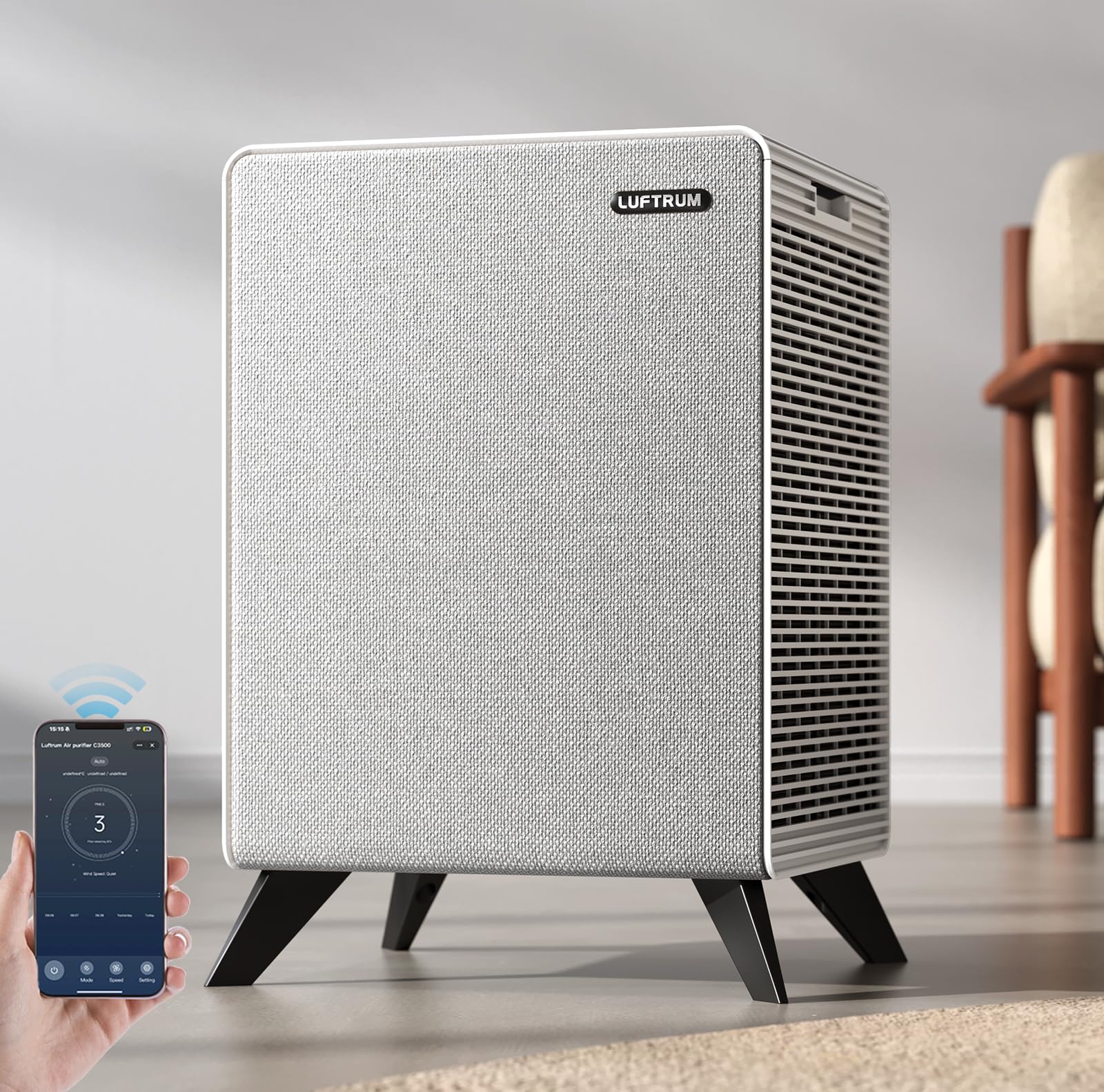 Air Purifiers for Home Large Room Up to 2250 ft² with Smart WIFI