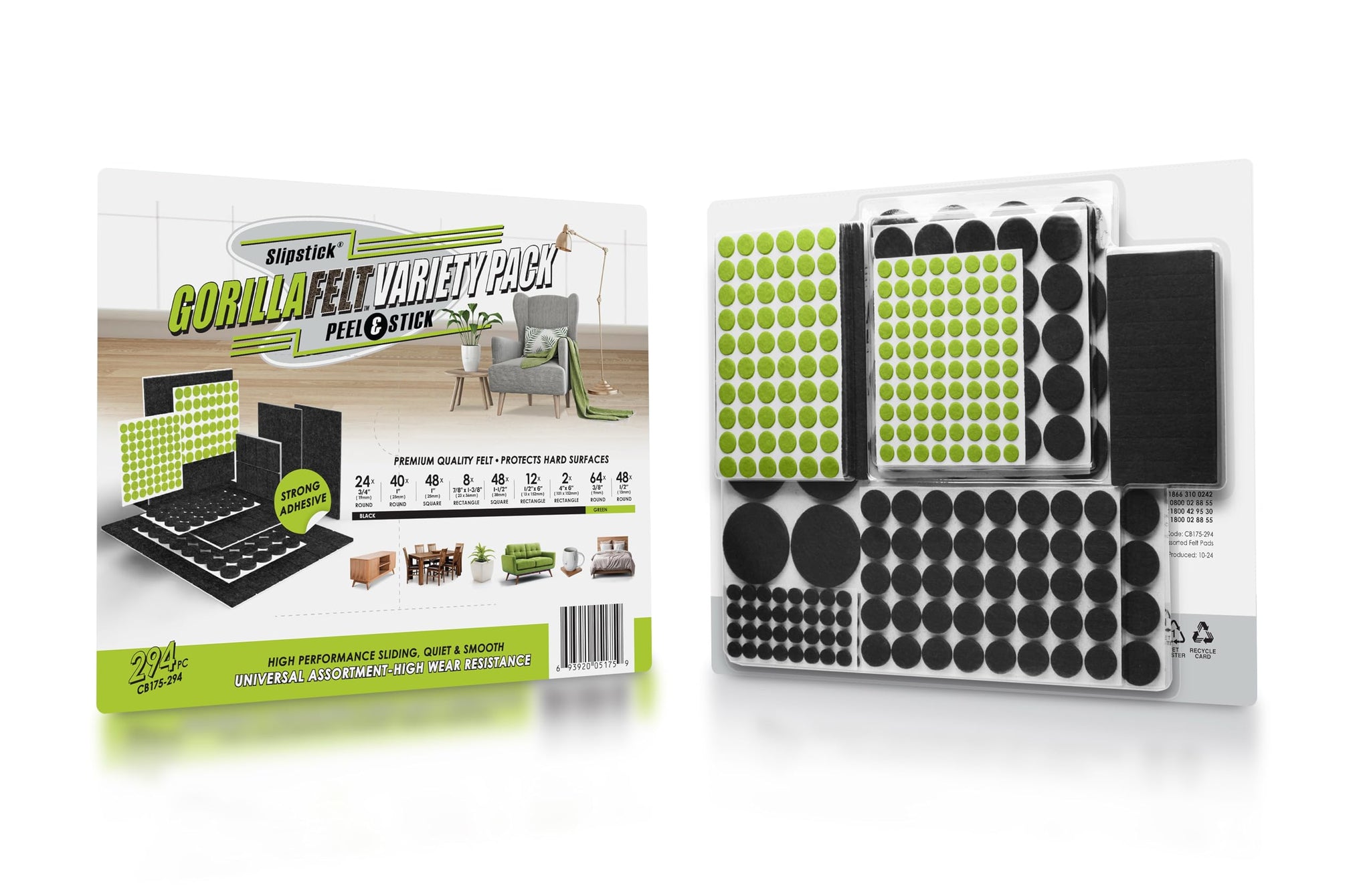 Gorilla Felt Furniture Pads (294 Count)
