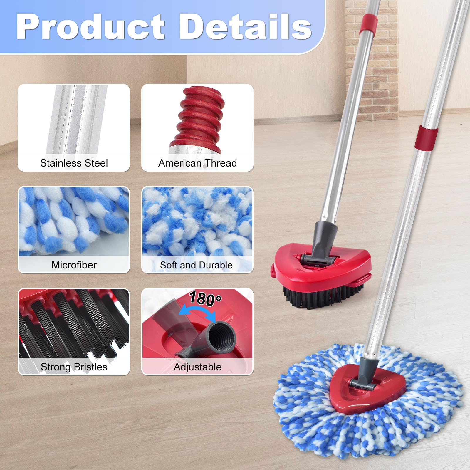 Mop Head Replacement (5 Count)