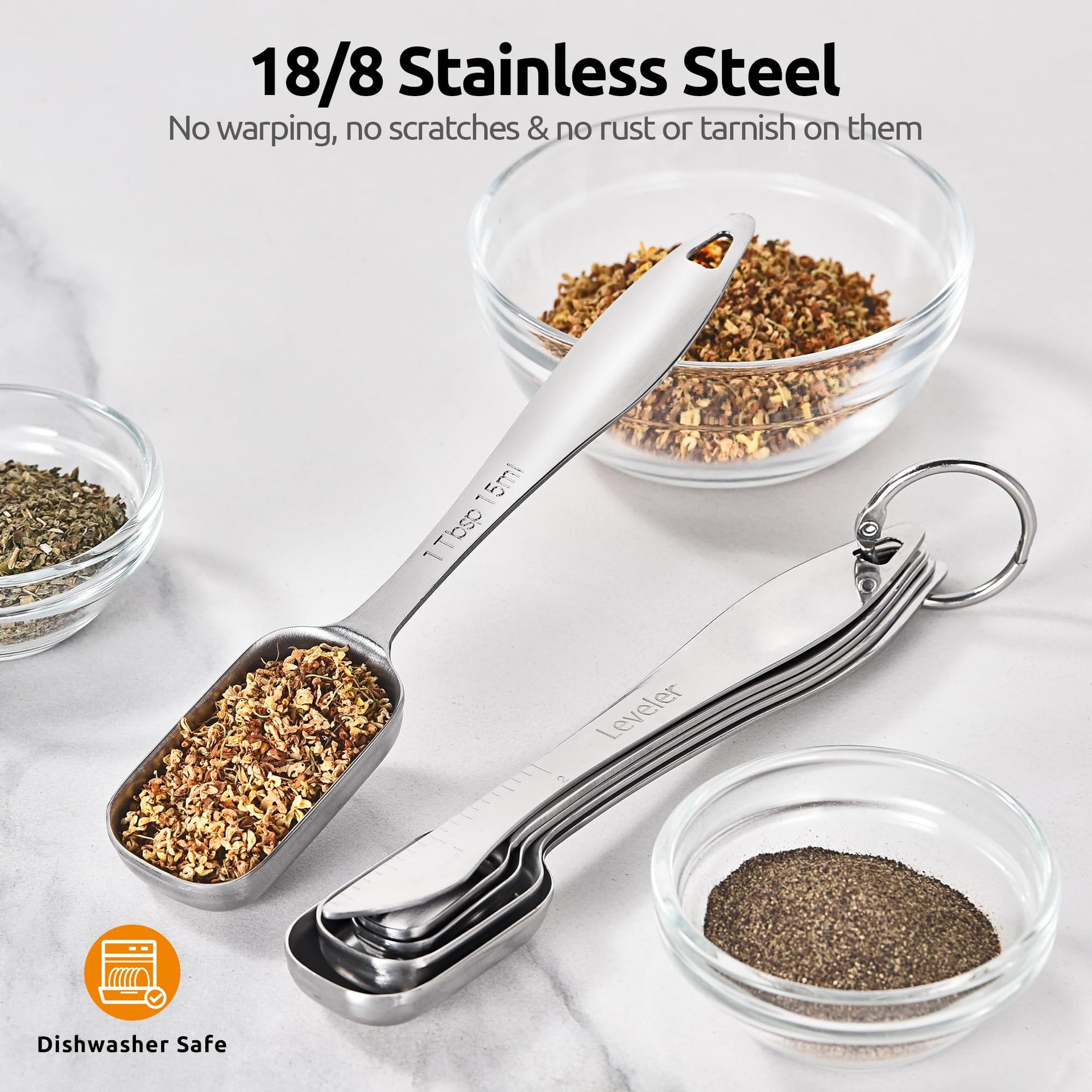 Narrow Square Measuring Spoons