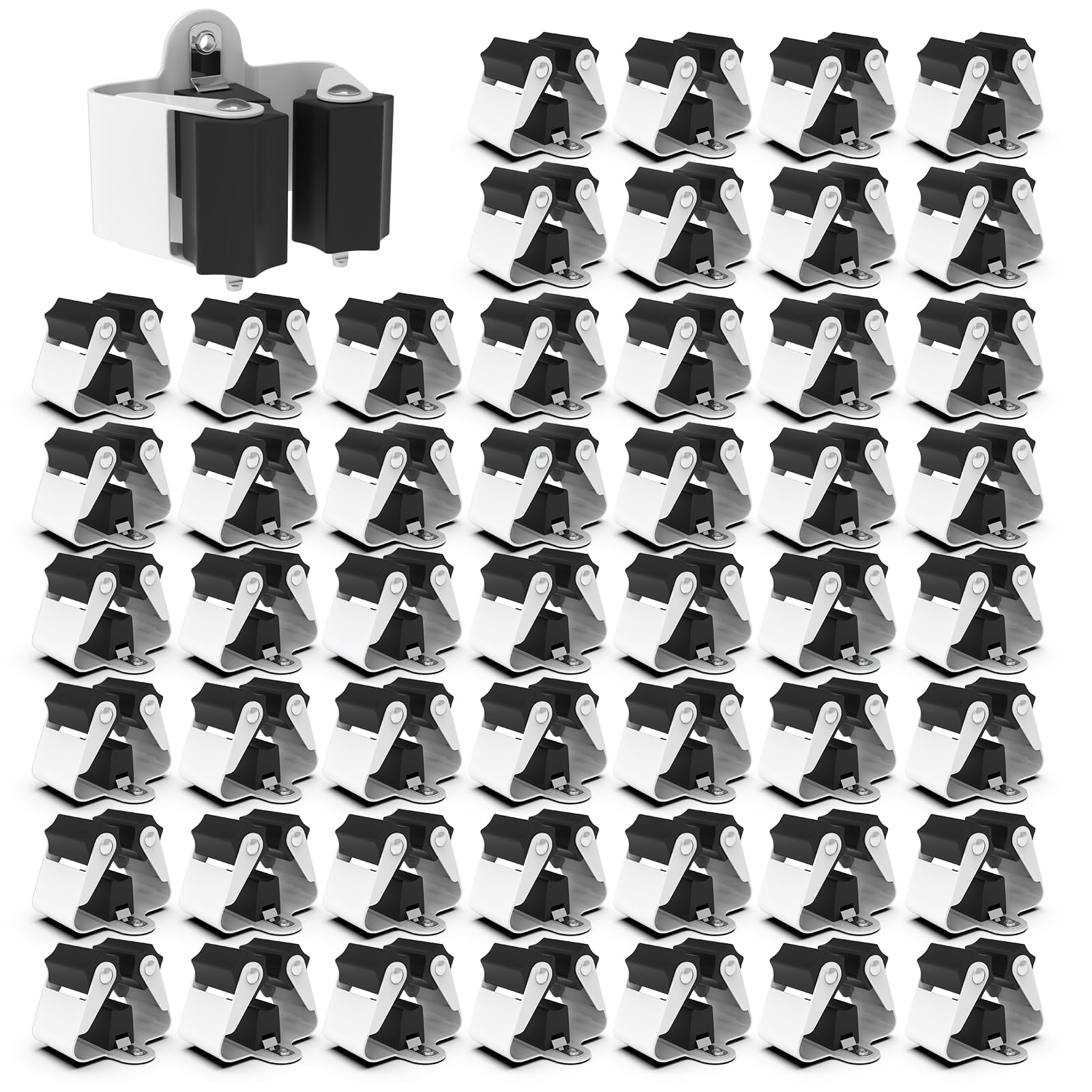 Broom Holder Wall Mount 50 Pack (50 Count)