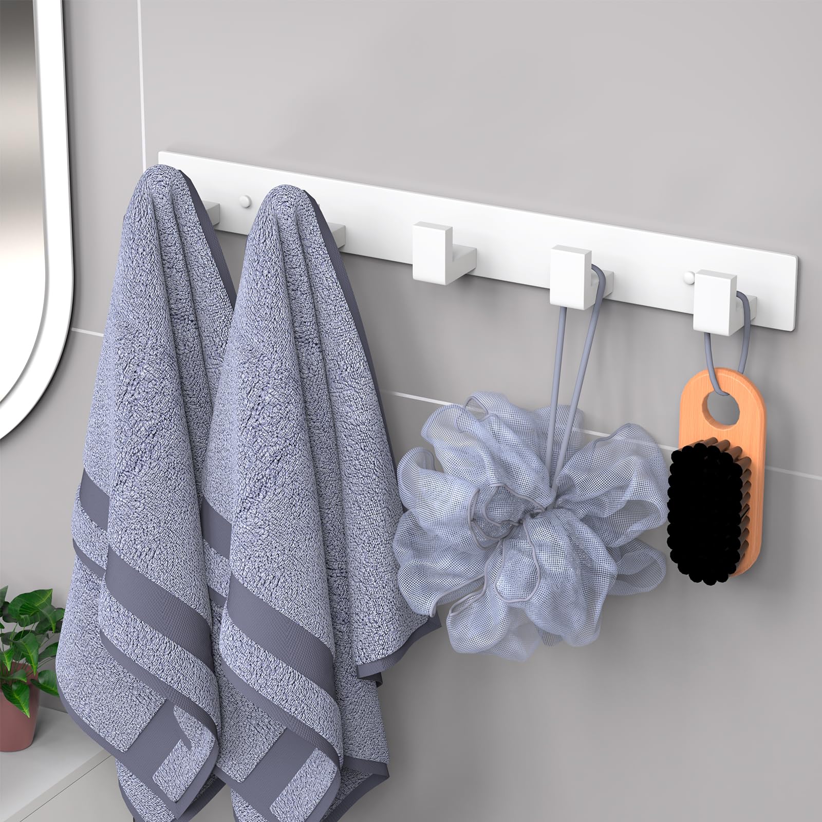 Stainless Steel Wall Coat Rack