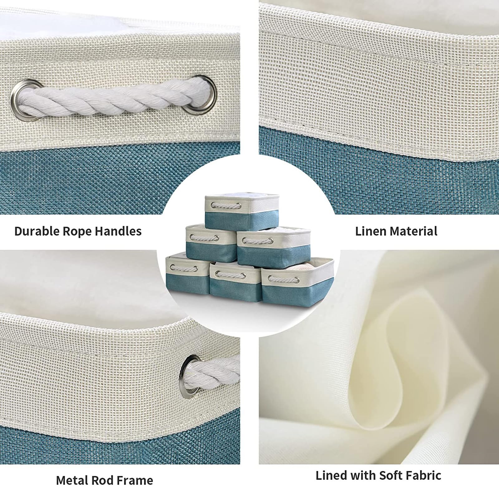 Organization and Storage Basket for Gifts Empty (6 Count)