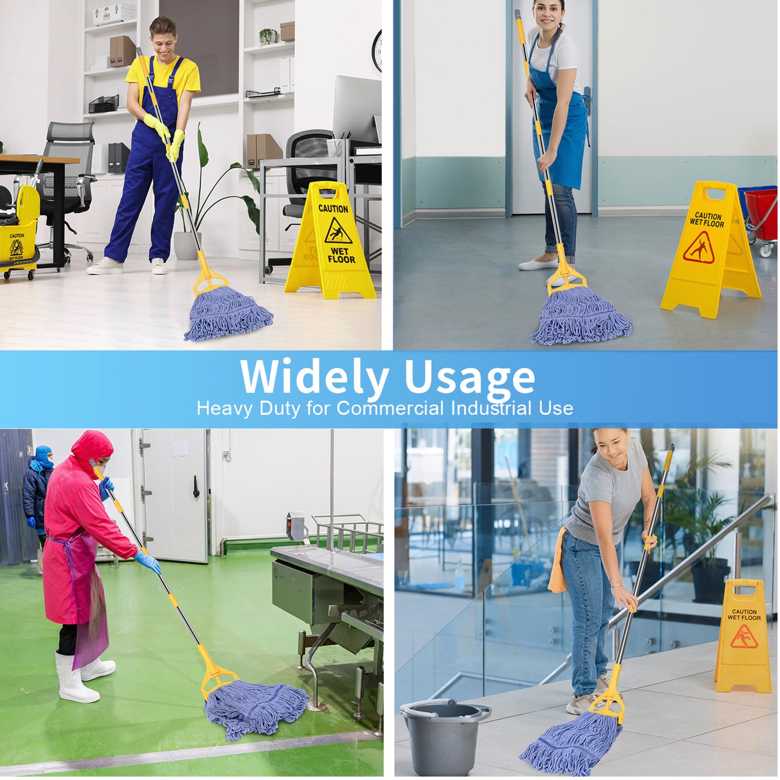 Commercial Mop with Extra Head Replace