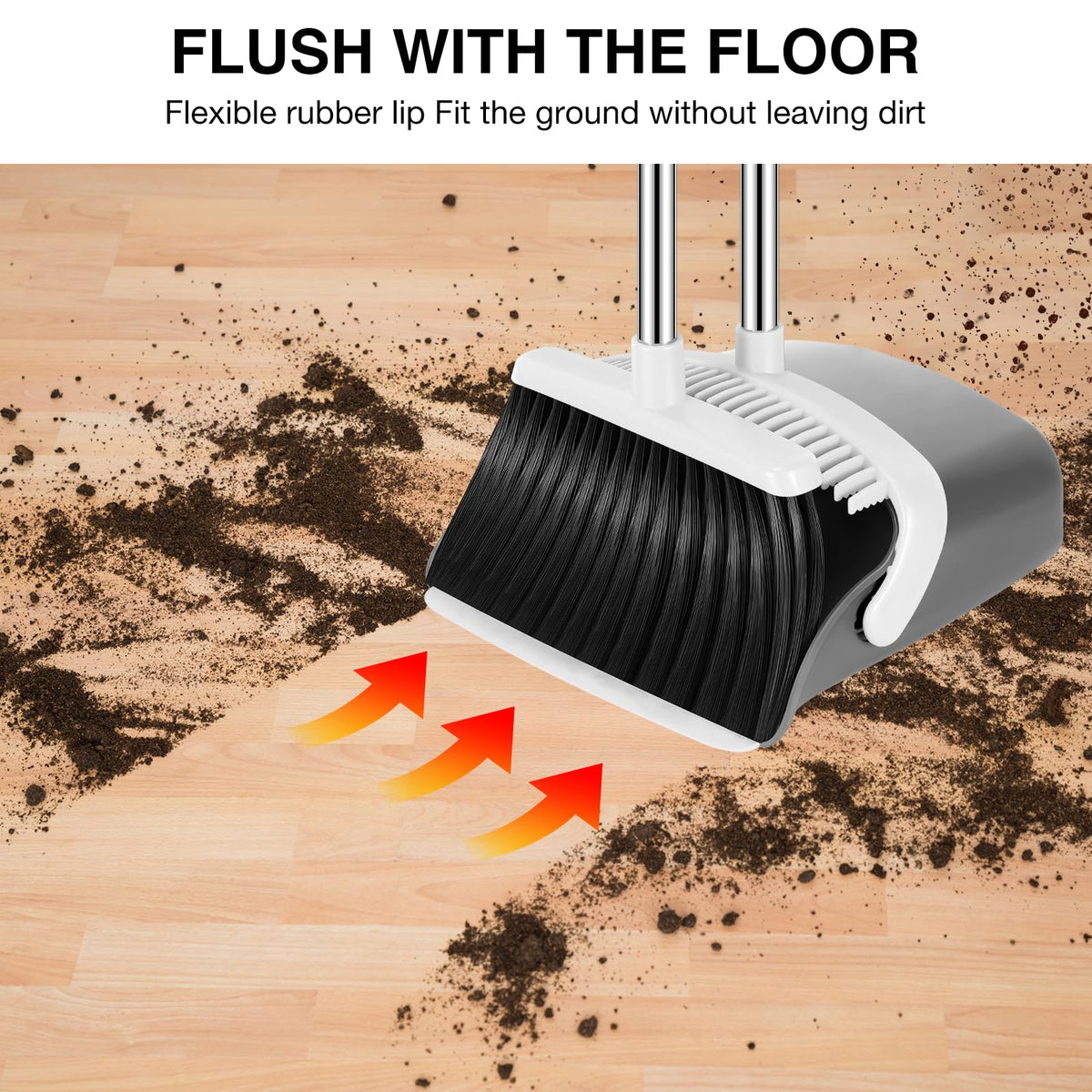 Broom and Dustpan Set (4 Count)