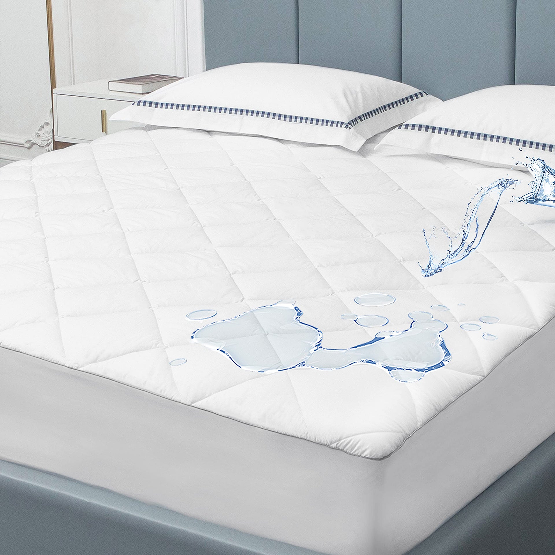 California King Mattress Pad Protector Waterproof