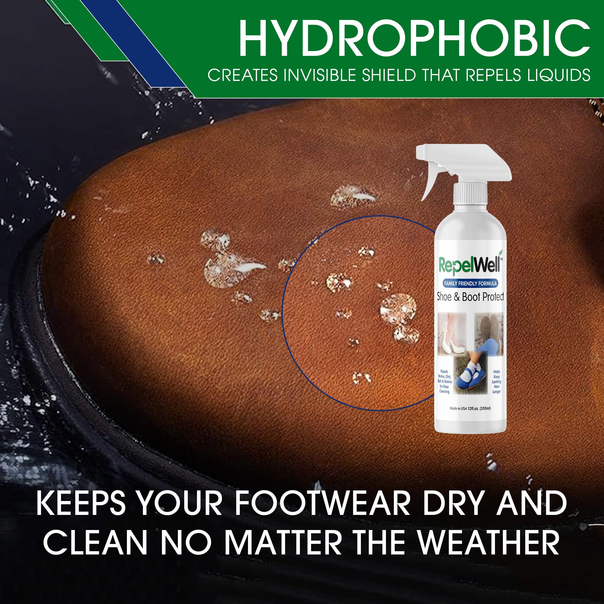 Non Toxic Shoe & Boot Protector Spray (12 Fl Oz)