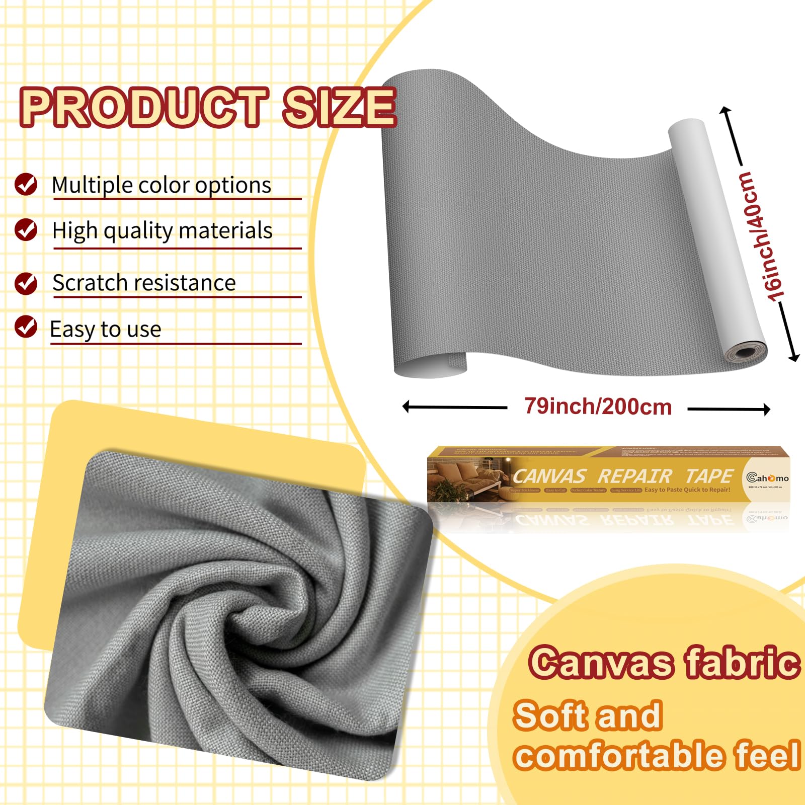 Canvas Repair Tape 16x79 inch