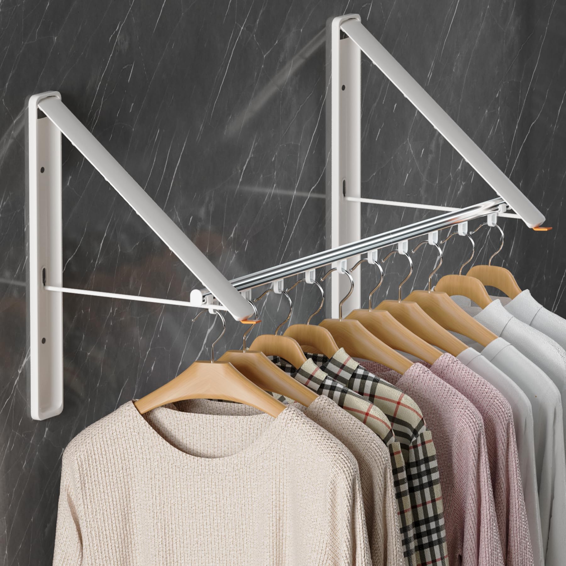Clothes Drying Rack with Rod (2 Count)
