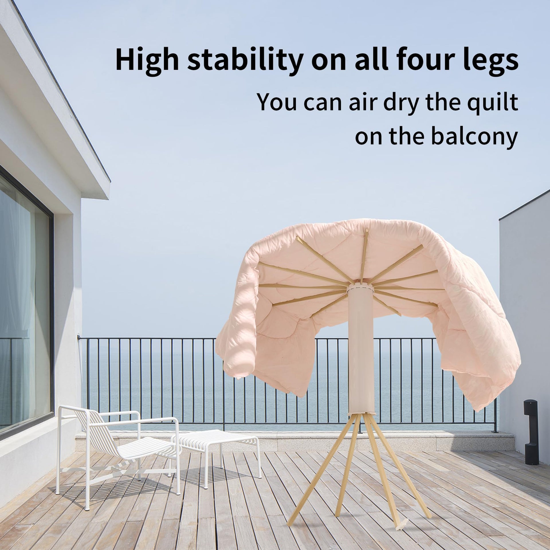 Four Legs Clothes Drying Rack