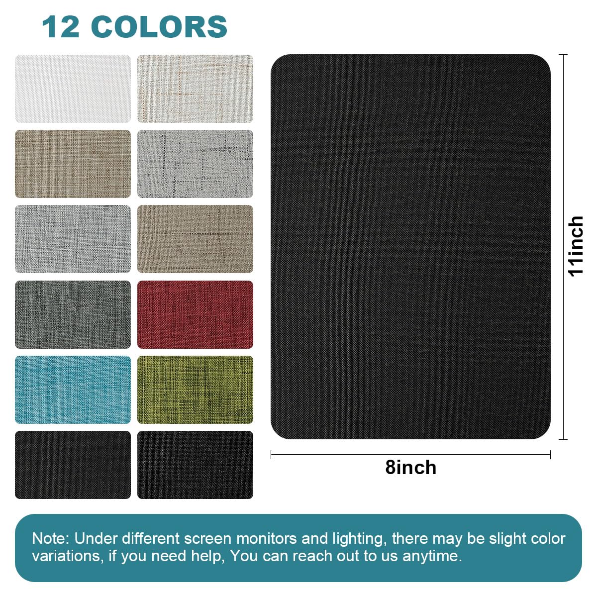 2Pcs Linen Repair Patches (2 Count)