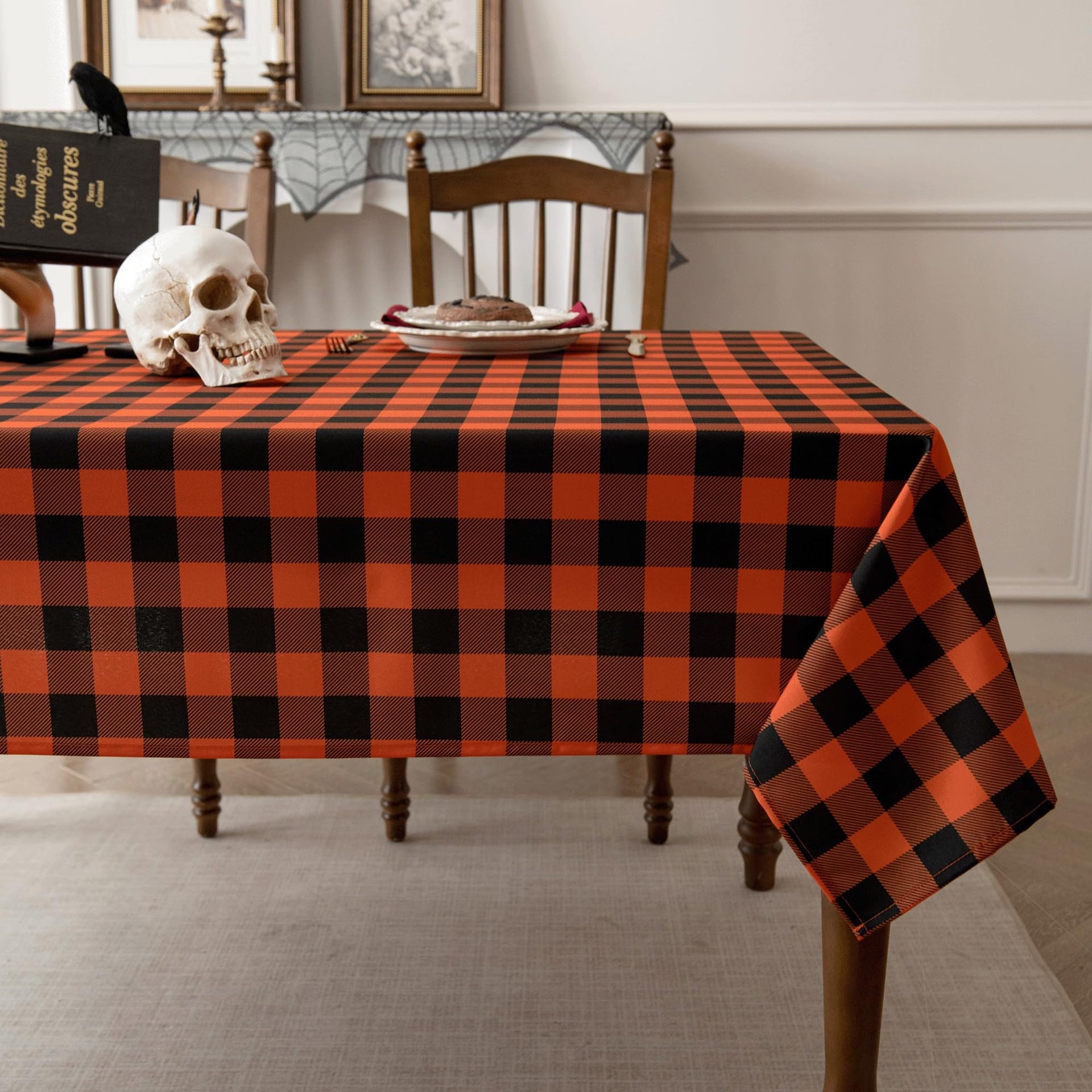 Gingham Plaid Tablecloth