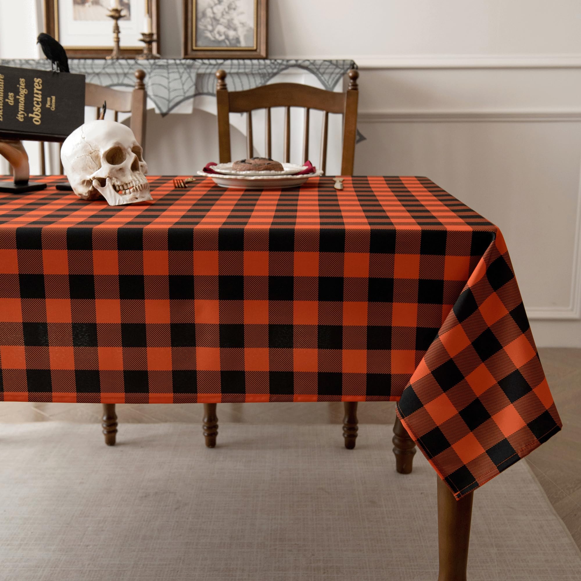 Gingham Plaid Tablecloth