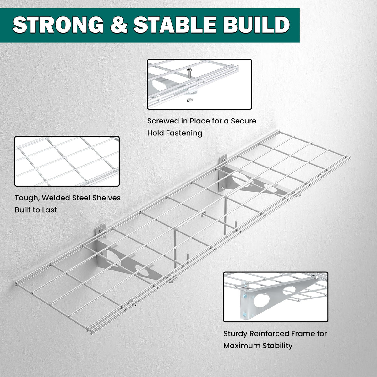 Garage Wall Shelves (2 Count)