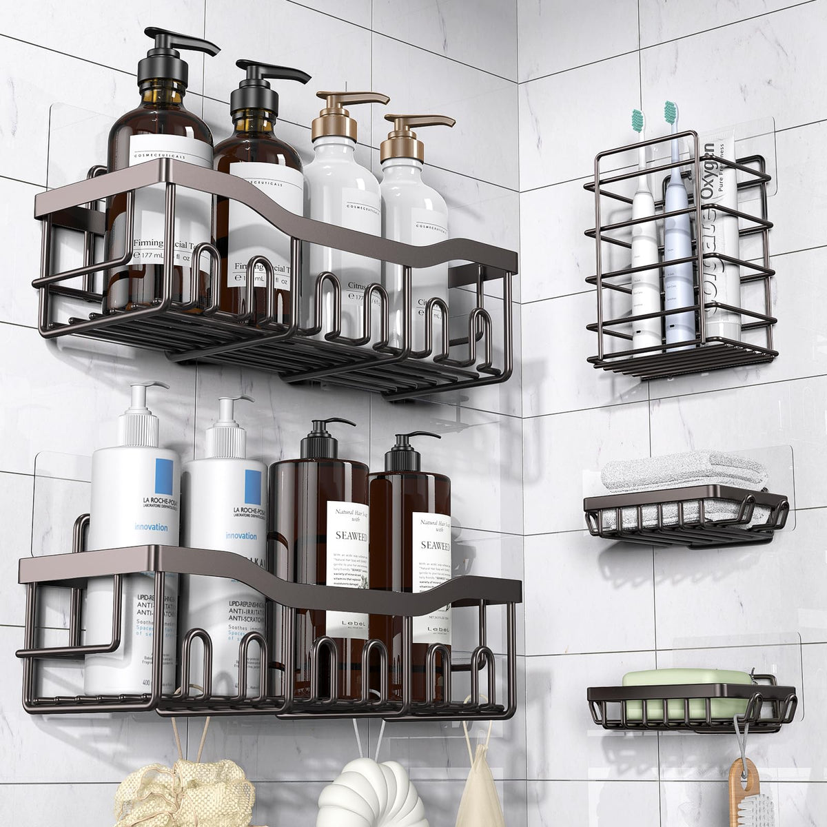 5 Pack Shower Caddy