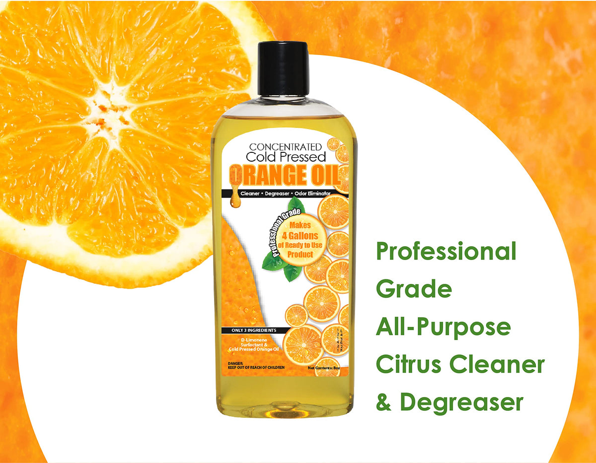 Cold Pressed Orange Oil Concentrate (8 Fl Oz)