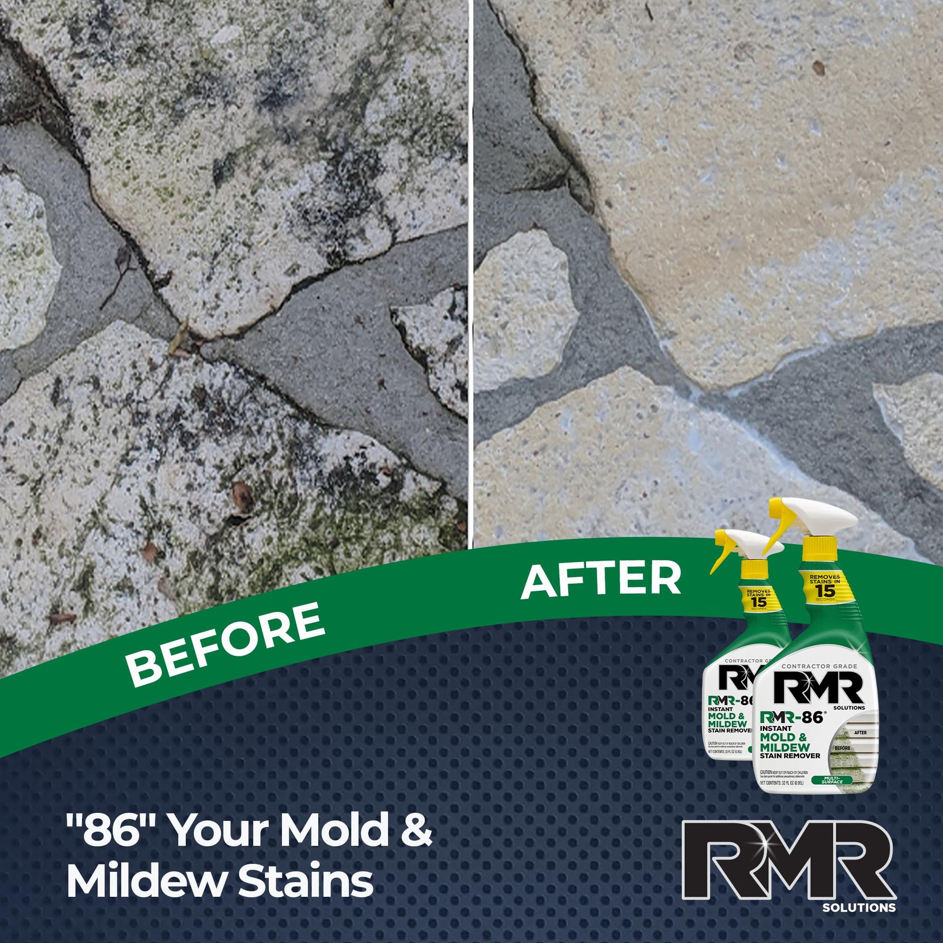 RMR 86 Instant Mold and Mildew Stain Remover Spray (64 Fl Oz) - ModHome Supplies