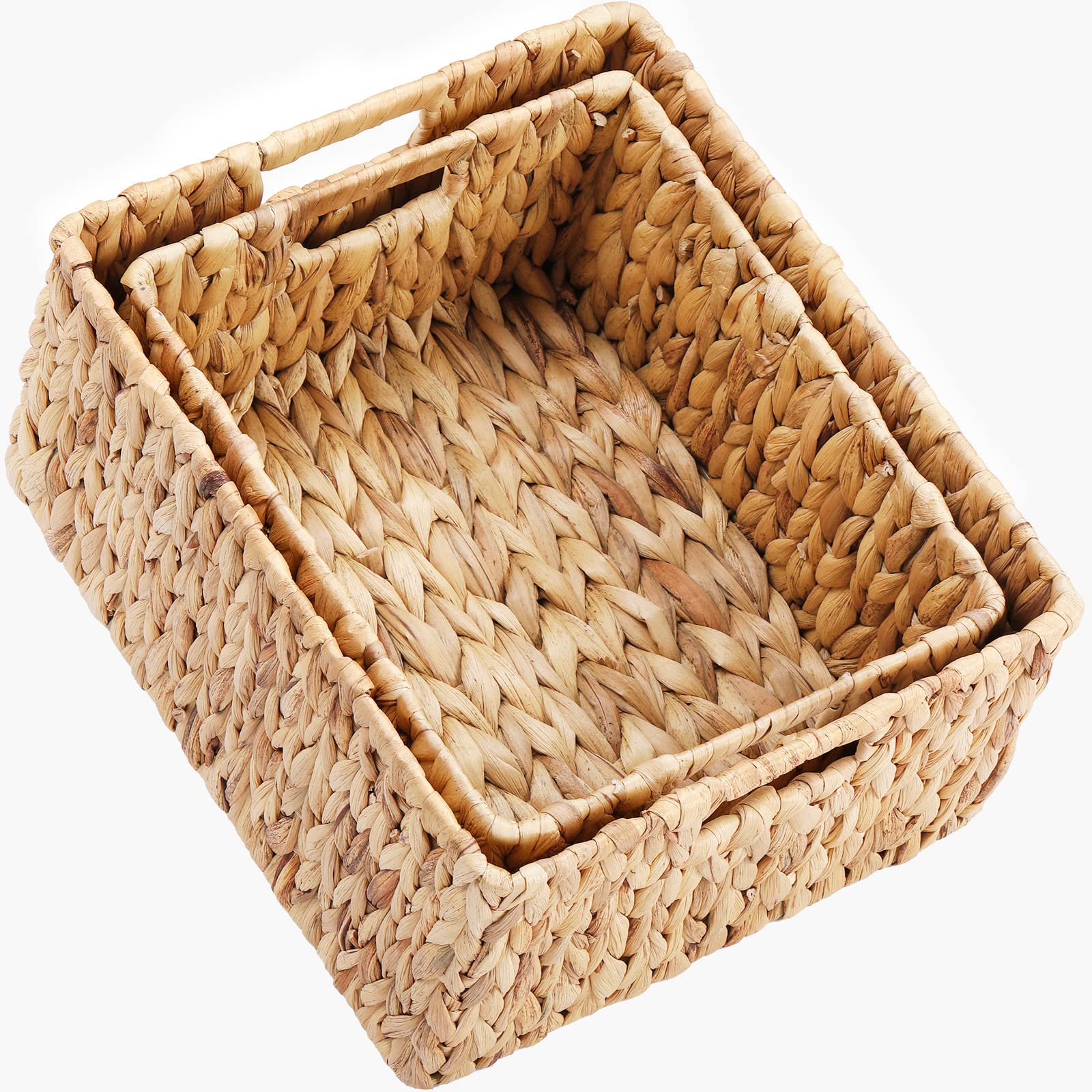 Water Hyacinth Storage Baskets (2 Count)