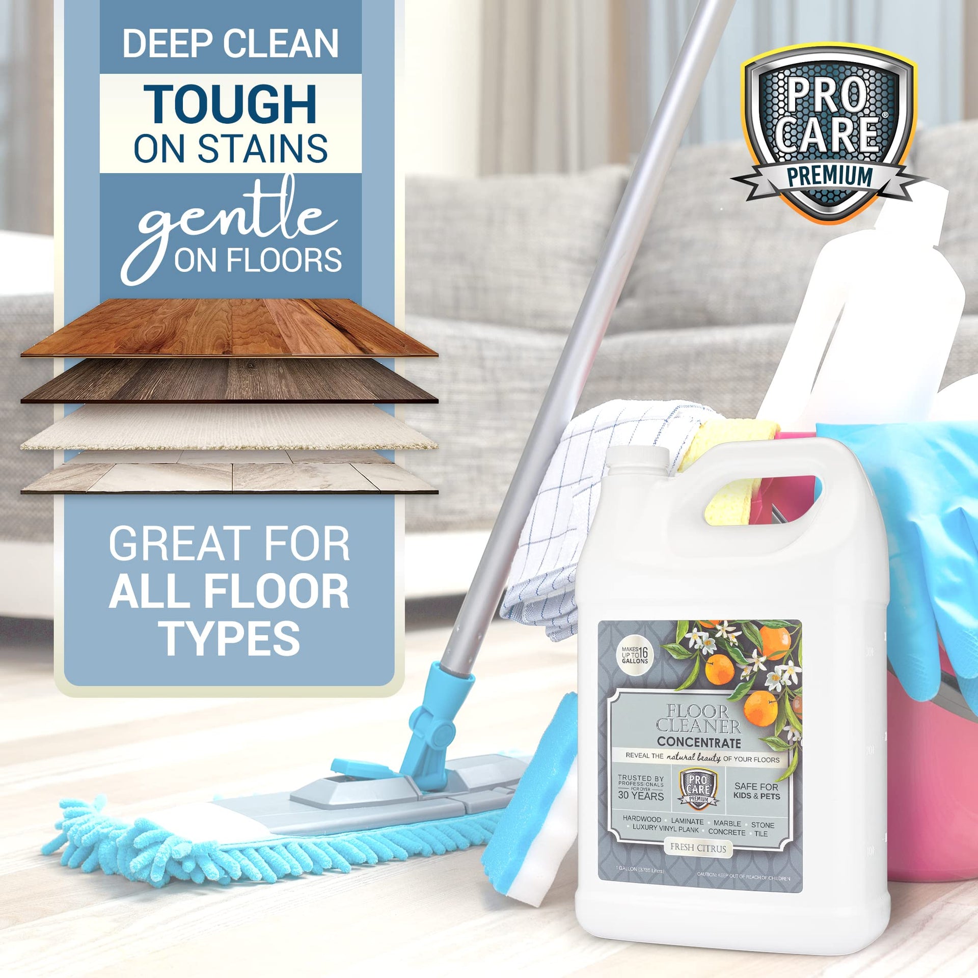 Citrus Floor Cleaner Concentrate (128 Fl Oz)