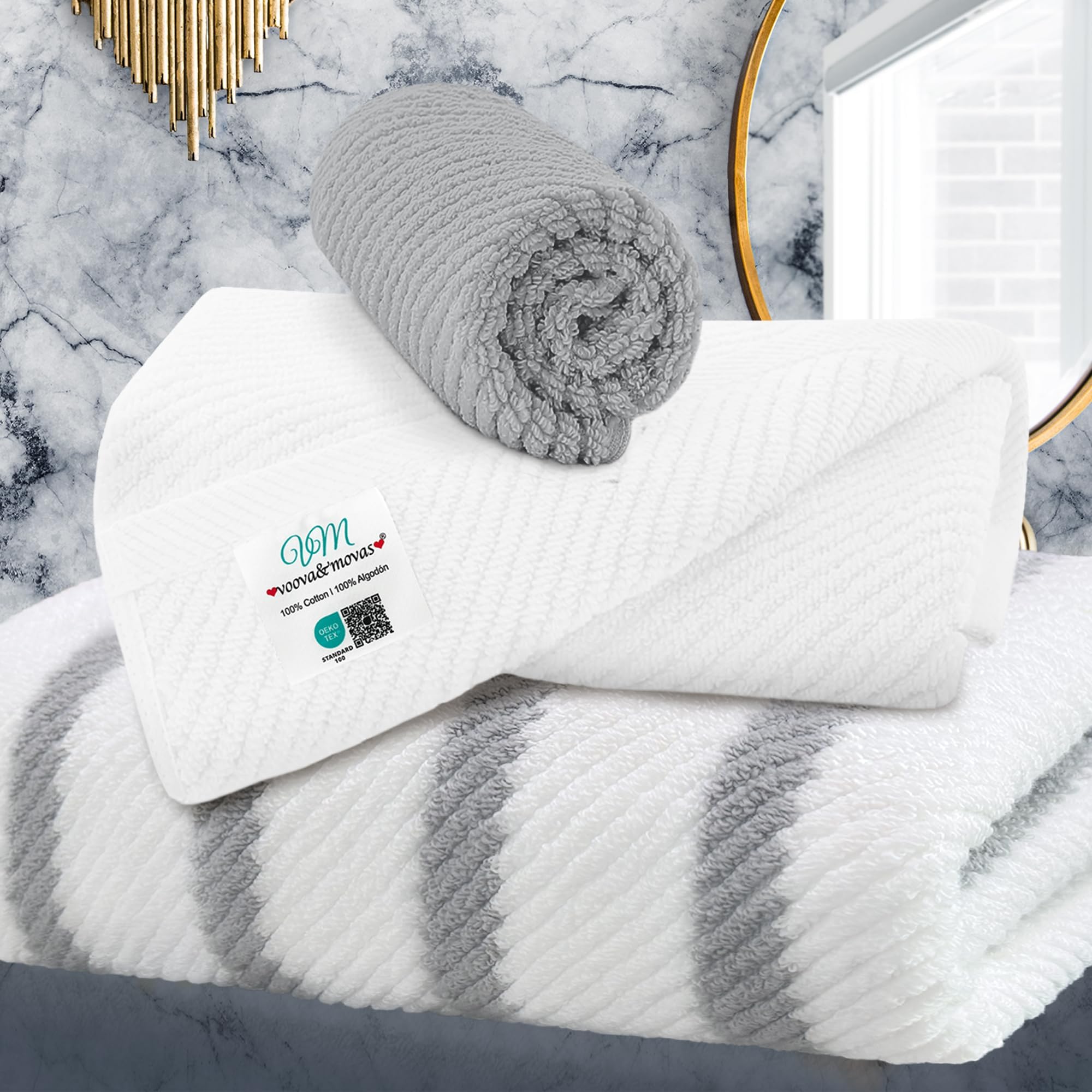 Stripe 3PC Towel Set (3 Count)