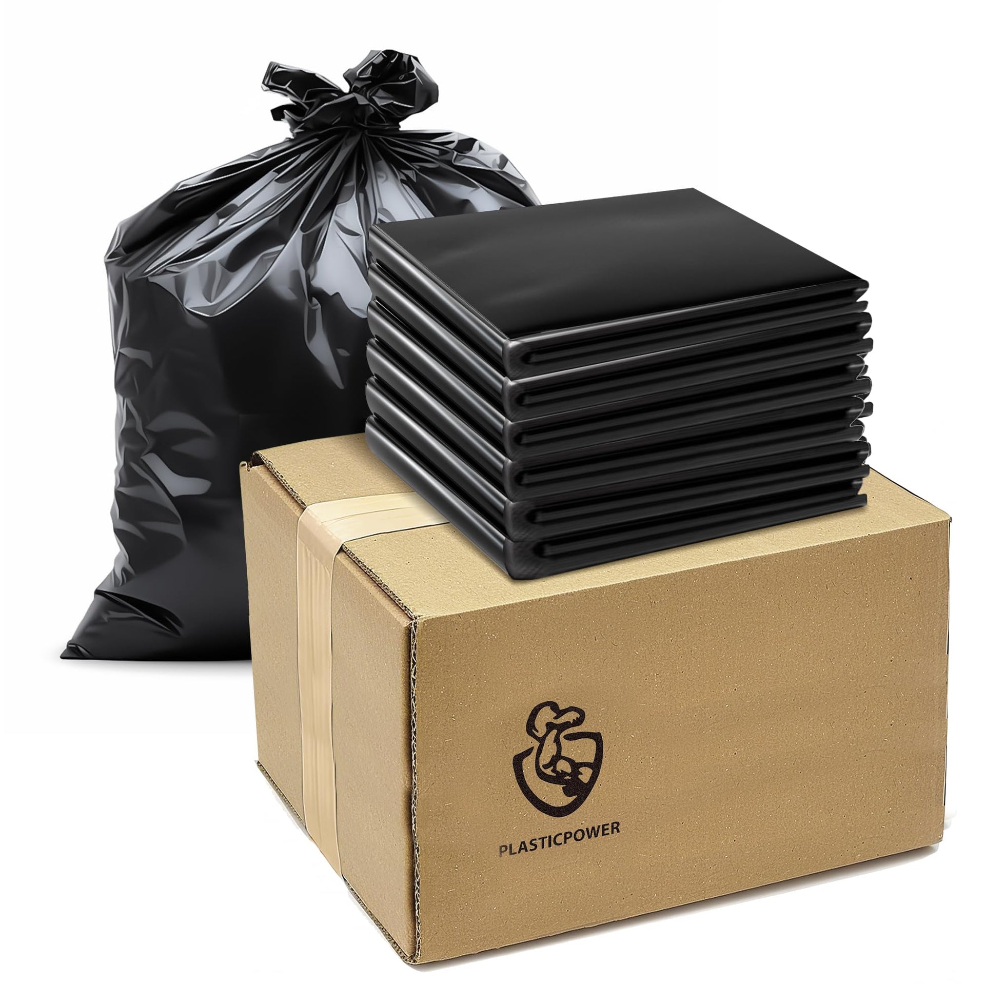 ToughBag 55 60 Gallon Heavy Duty Trash Bags (100 Count)