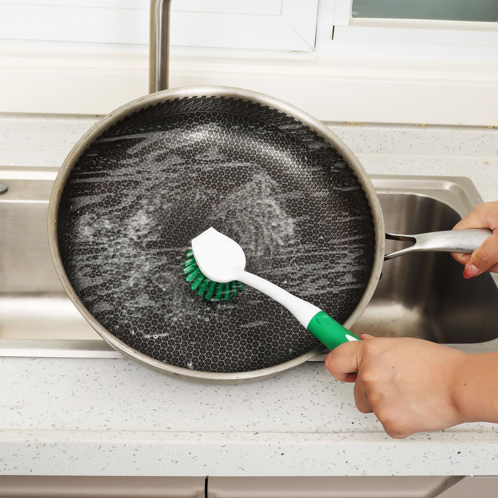 Dish Brush with Handle (2 Count)