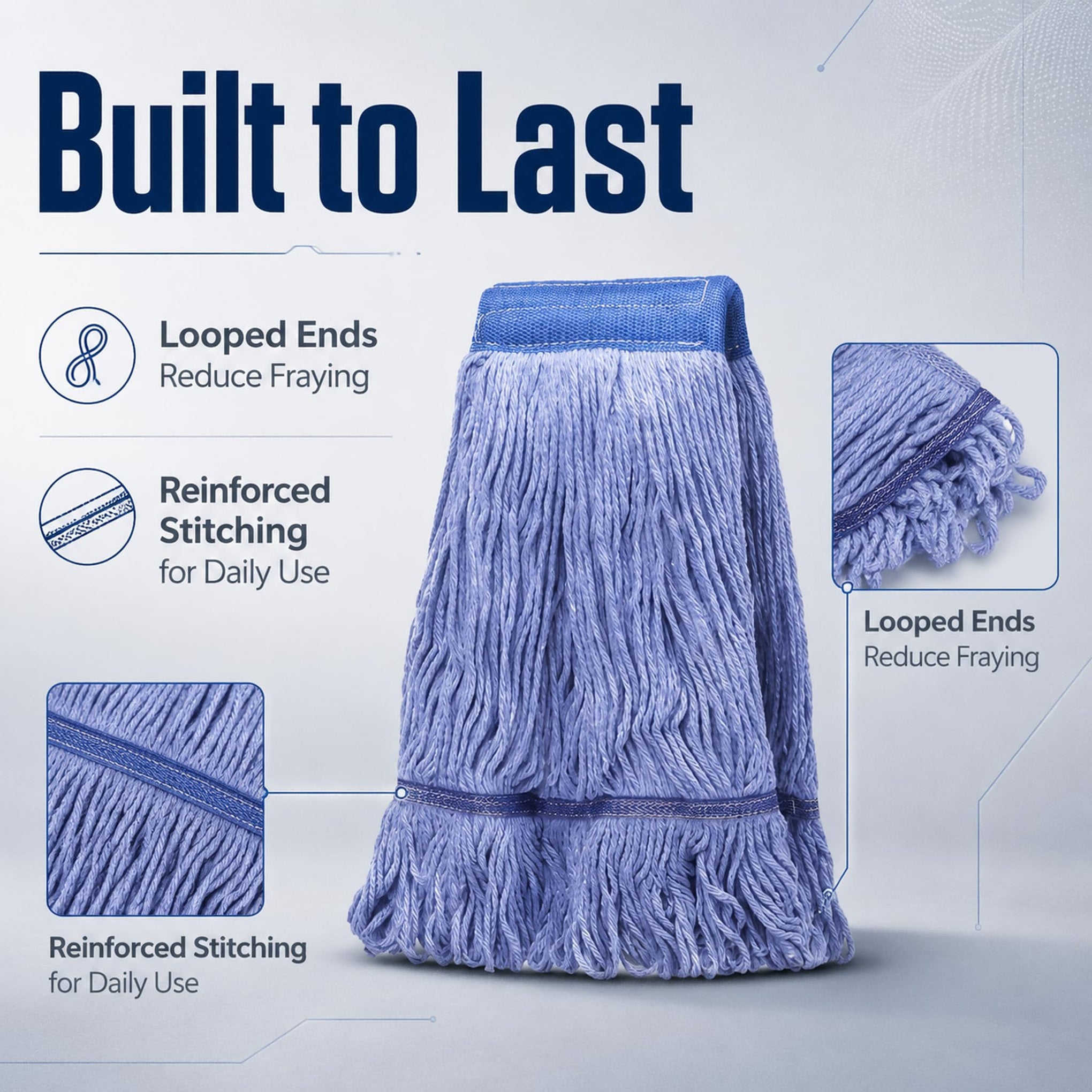 12 Pack Mop Head Replacement