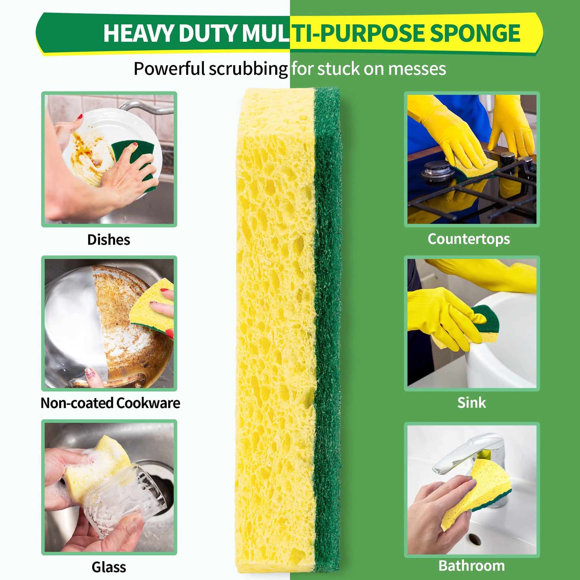Heavy Duty Sponges (12 Count)