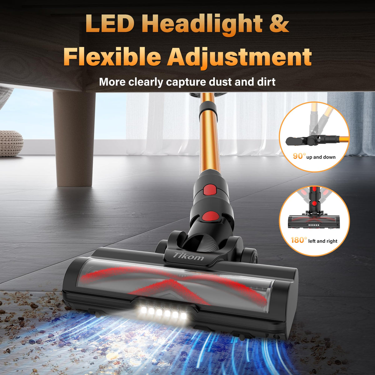 V500 Cordless Vacuum Cleaner for Home