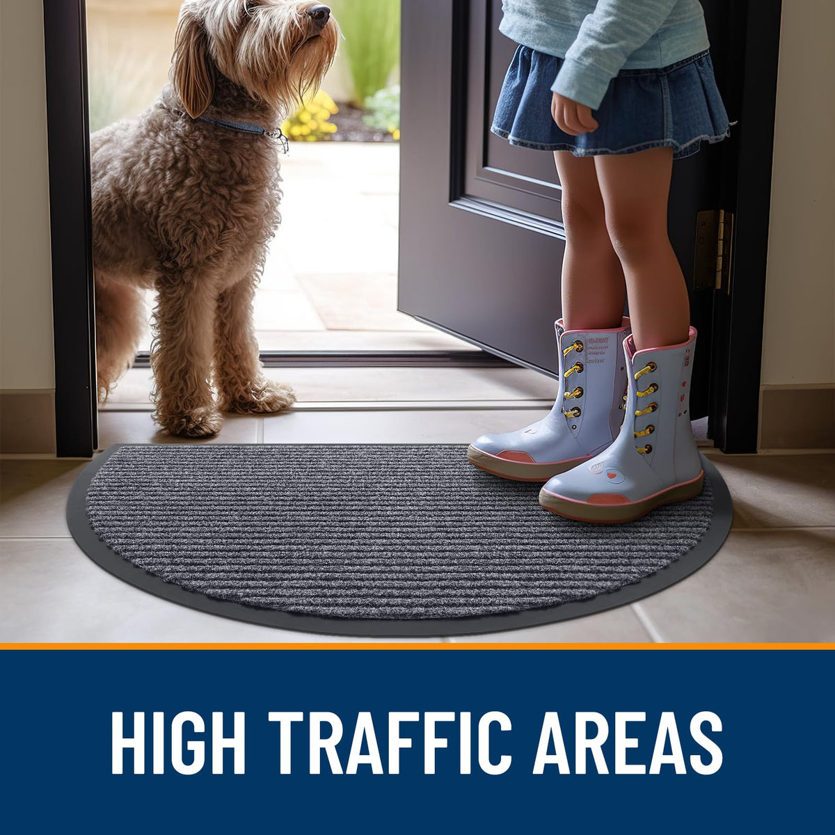 Half Circle Front Door Mat 47x32