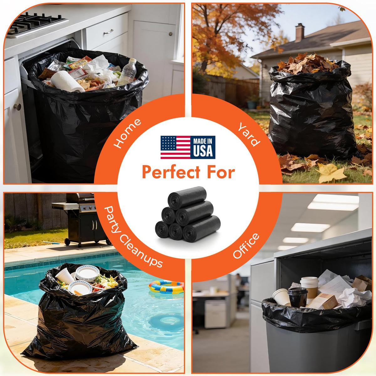 55 60 Gallon Trash Bags (150 Count)