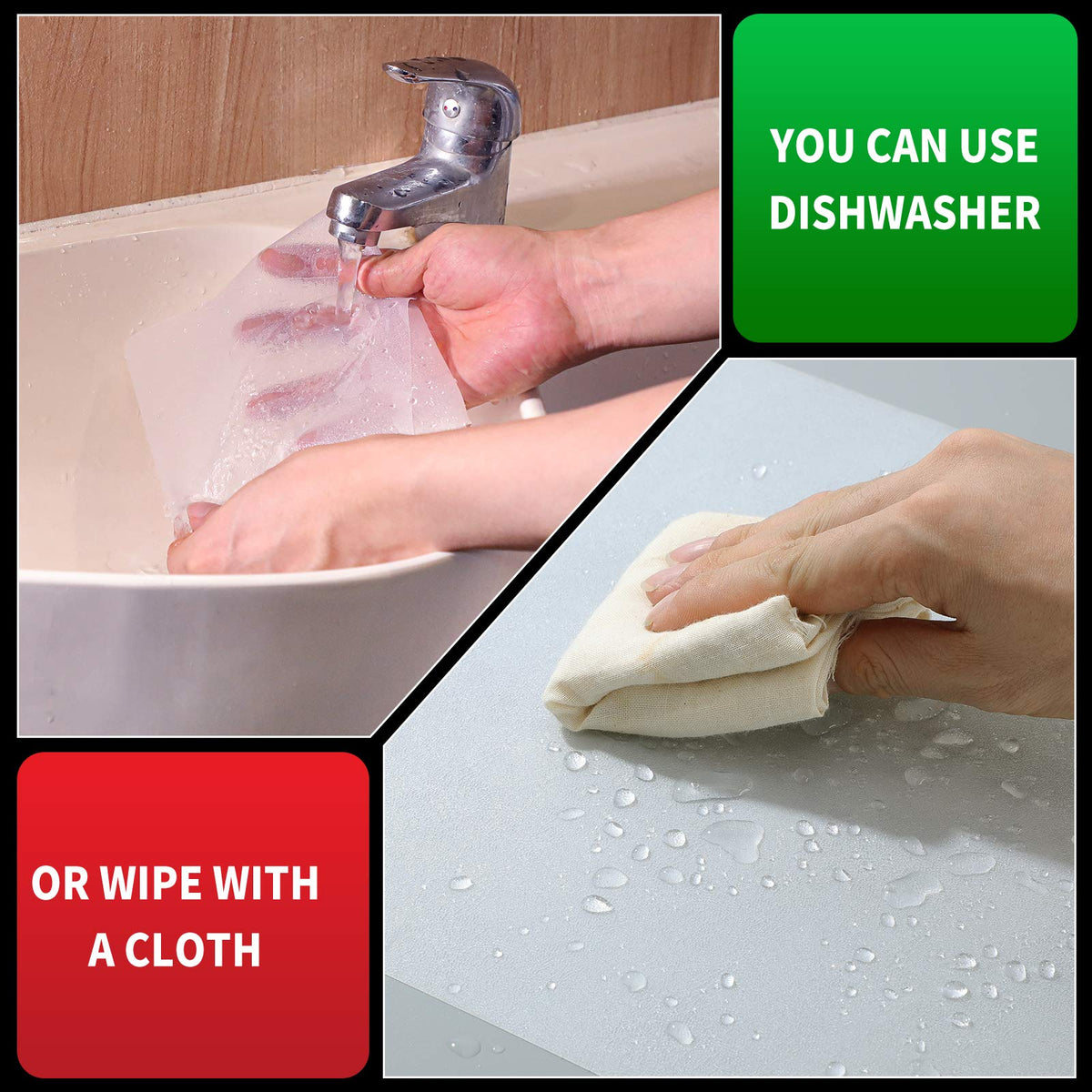 Shelf Liner Silicone Shelf Liners for Kitchen Cabinets Non (10 Sq Ft)