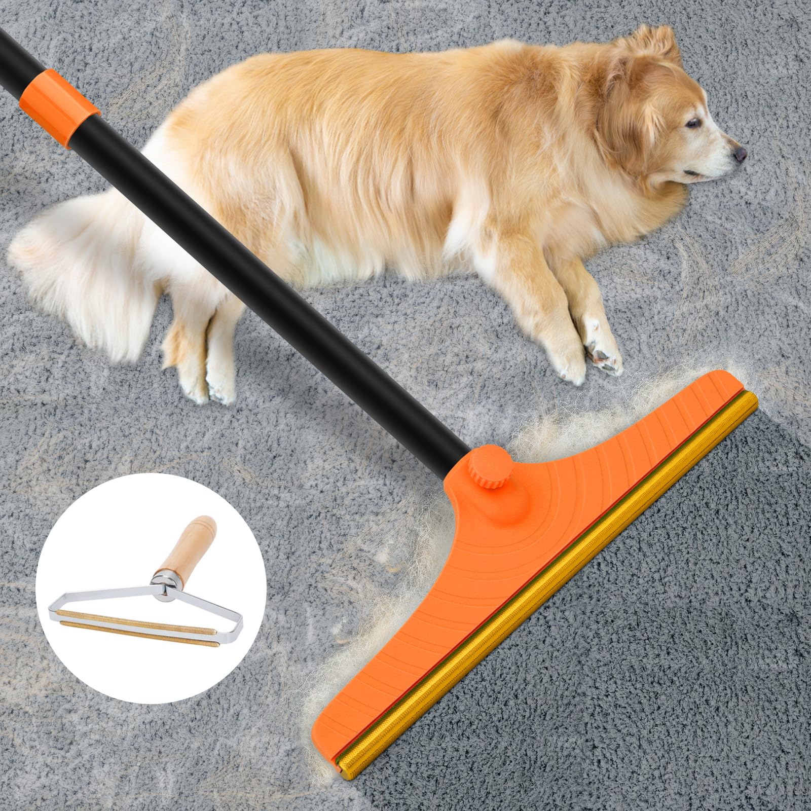 Carpet Rake for Pet Hair Removal Tool - ModHome Supplies