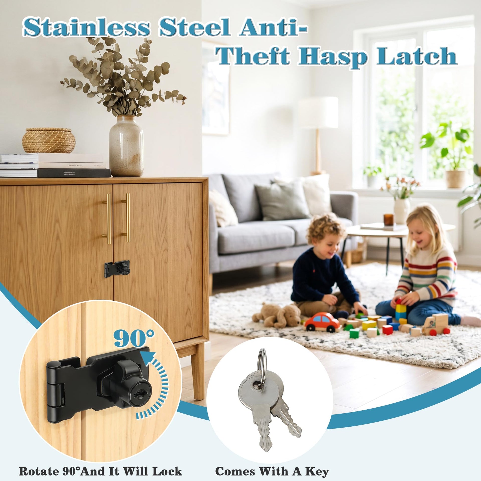 Keyed Hasp Latch