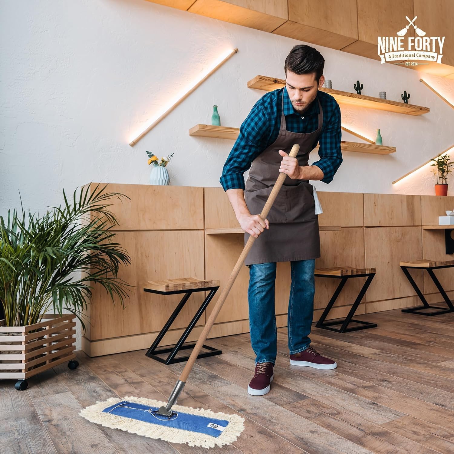60" Premium Cotton Dust Mop Kit